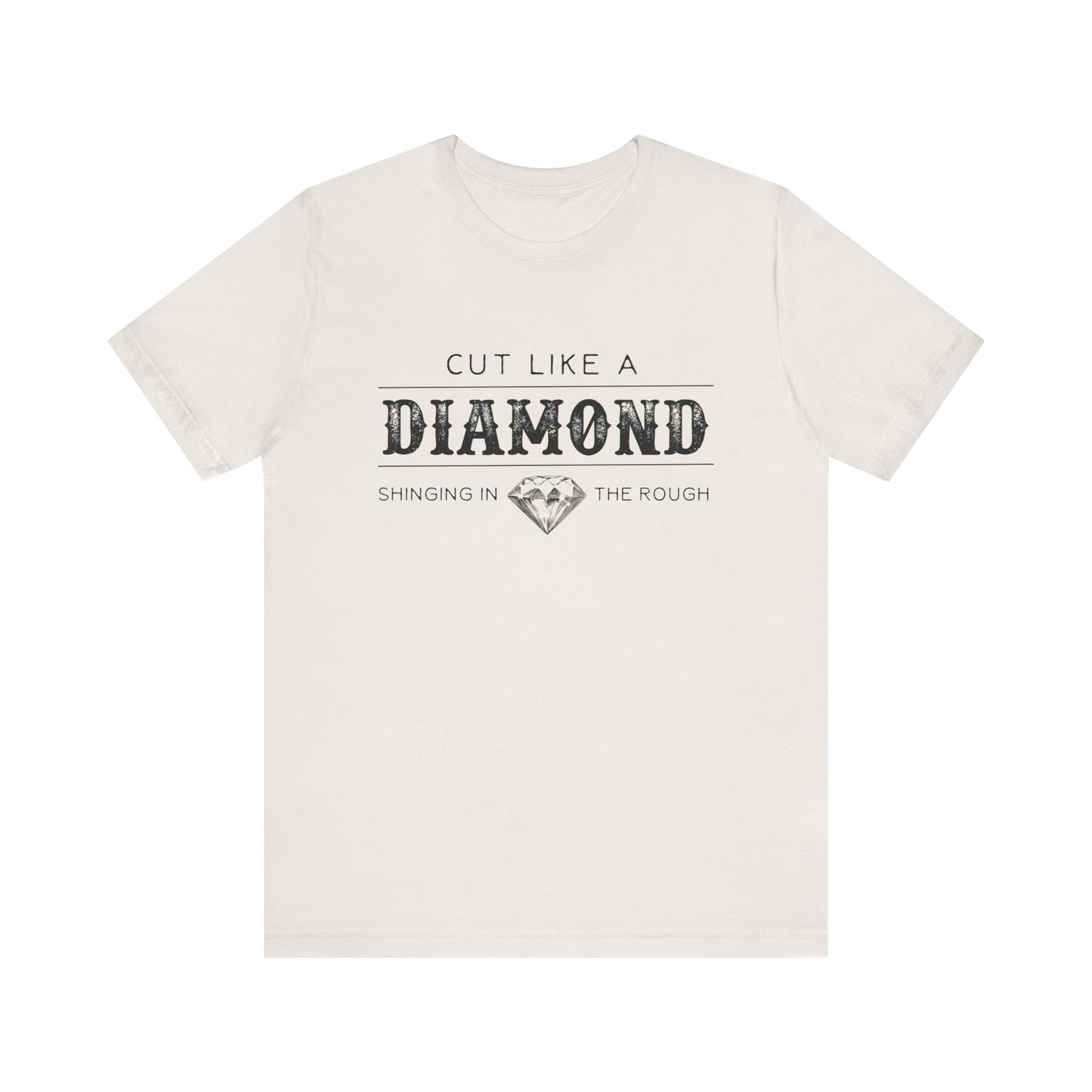 Cut Like A Diamond Unisex Jersey Short Sleeve Tee