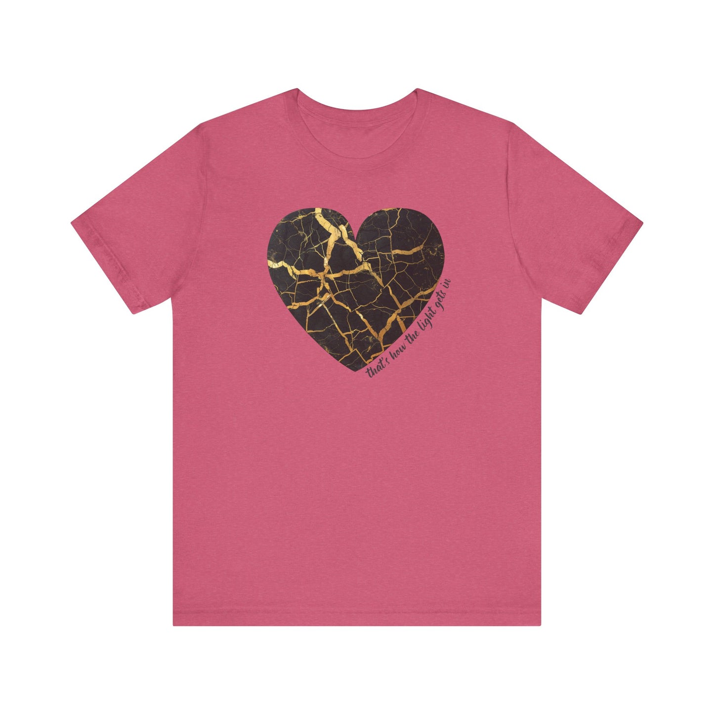 Kintsugi LDR Heart Unisex Jersey Short Sleeve Tee