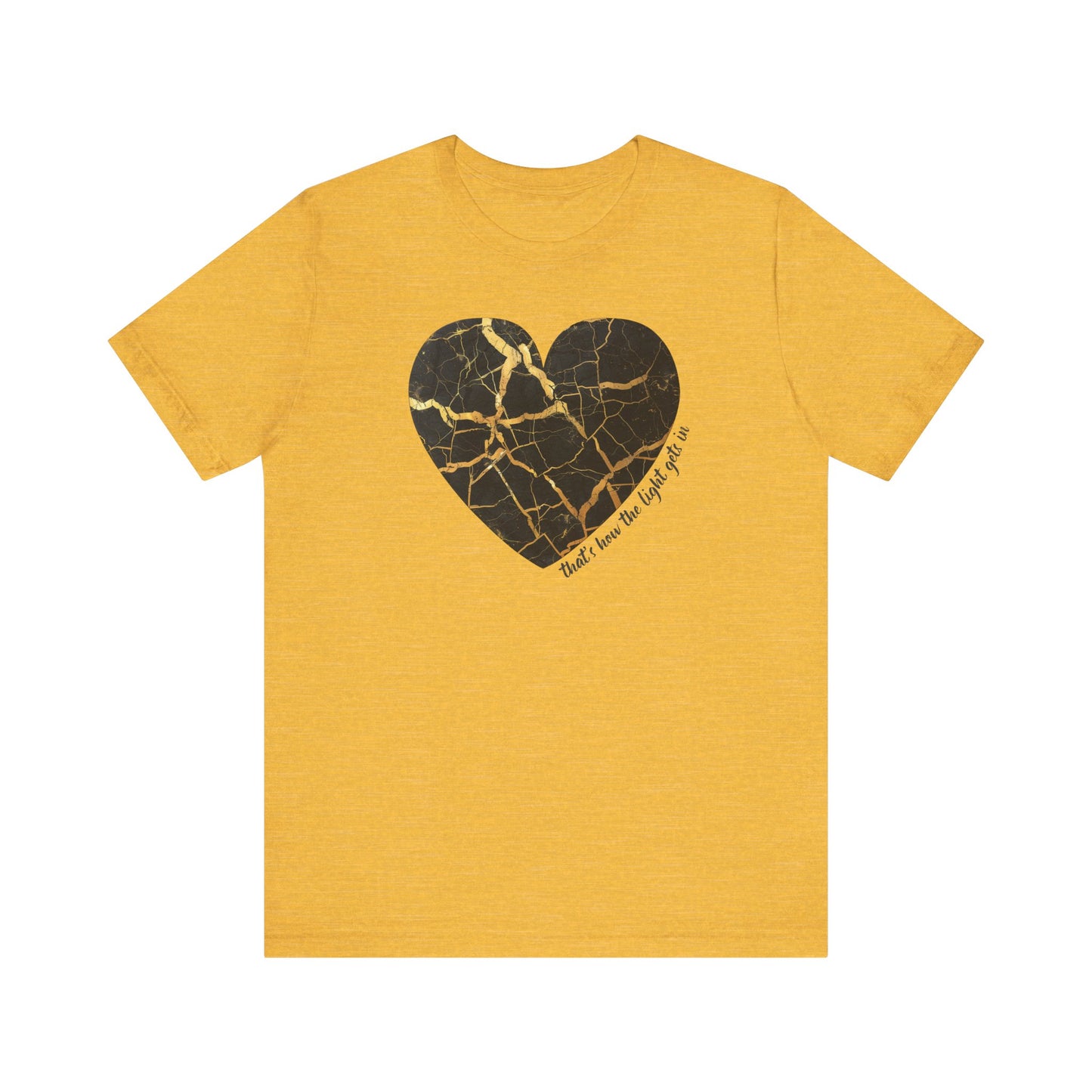 Kintsugi LDR Heart Unisex Jersey Short Sleeve Tee
