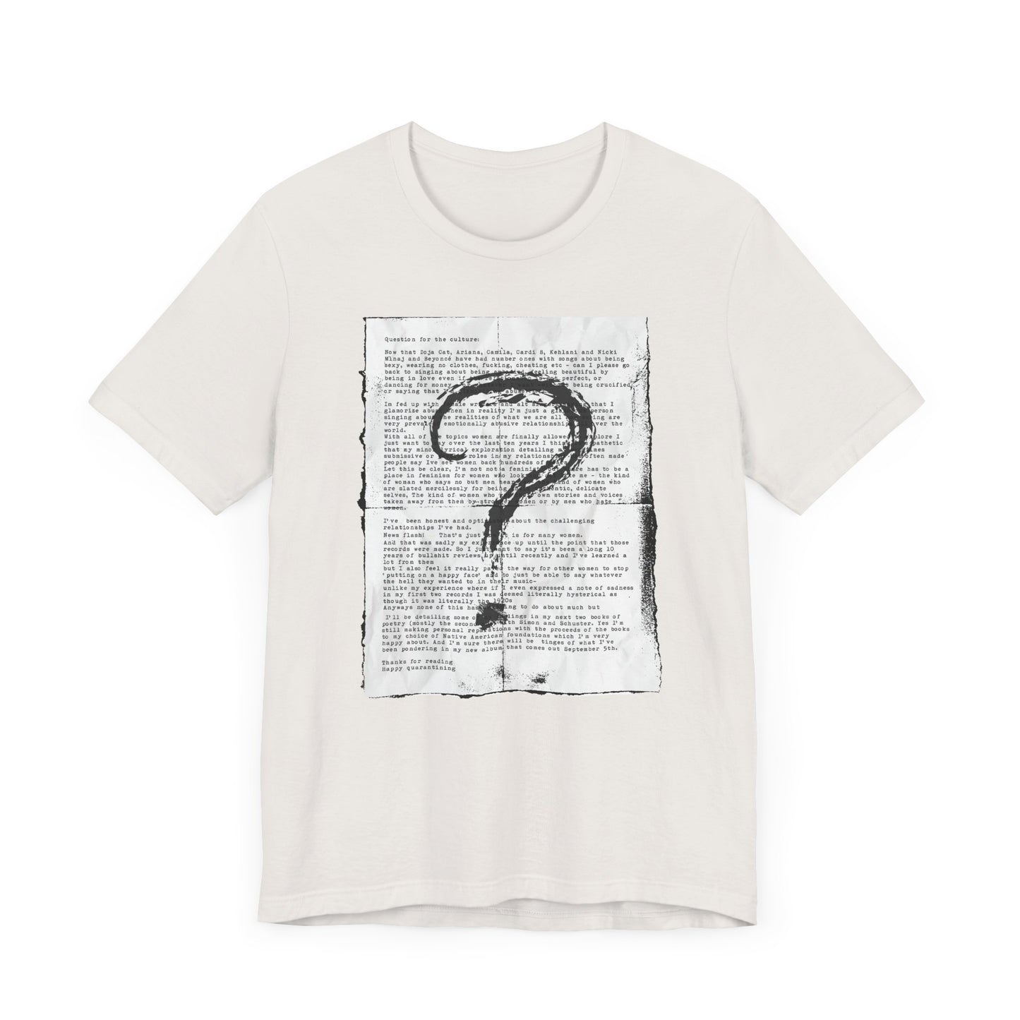 Question for the Culture: LDR Unisex Jersey Short Sleeve Tee