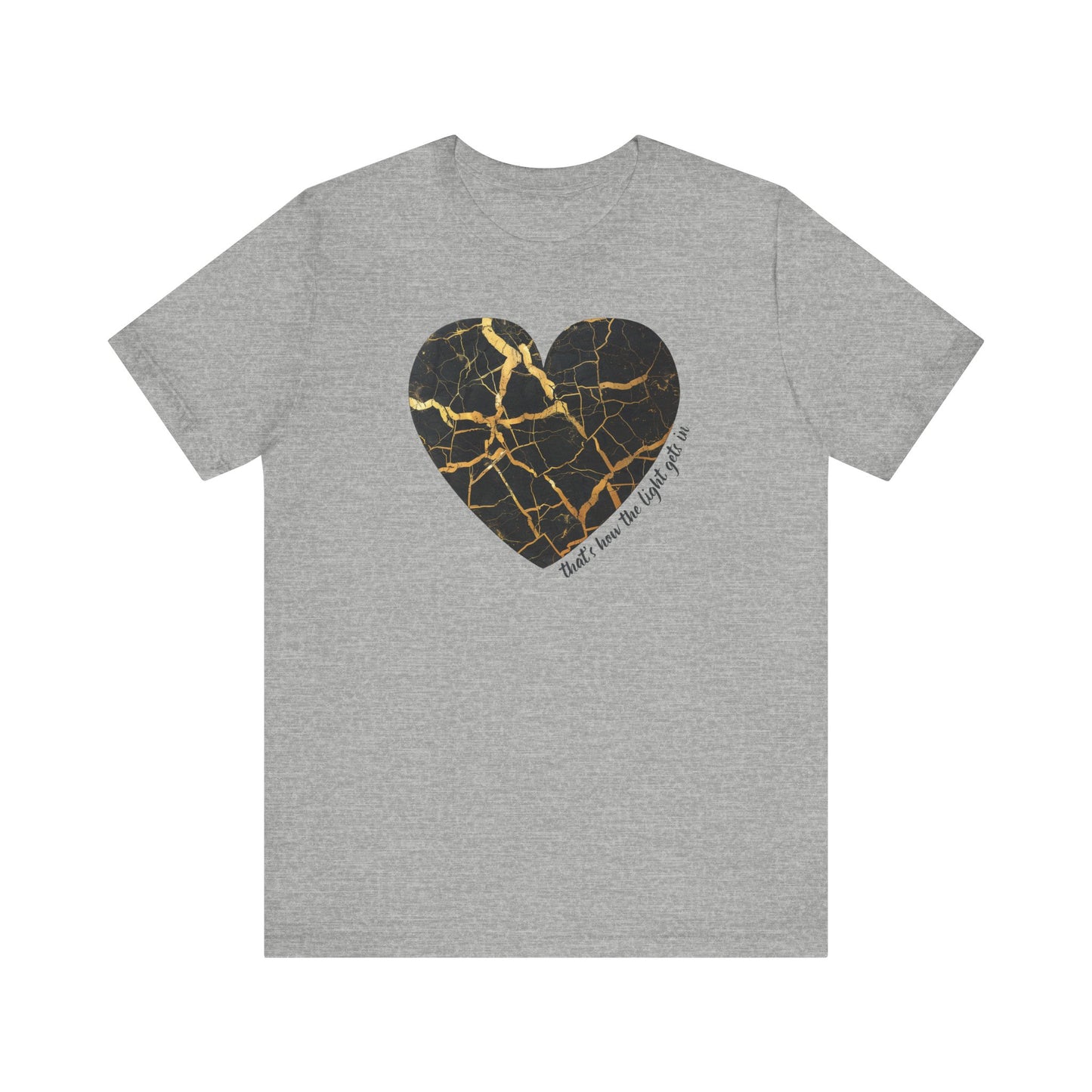 Kintsugi LDR Heart Unisex Jersey Short Sleeve Tee