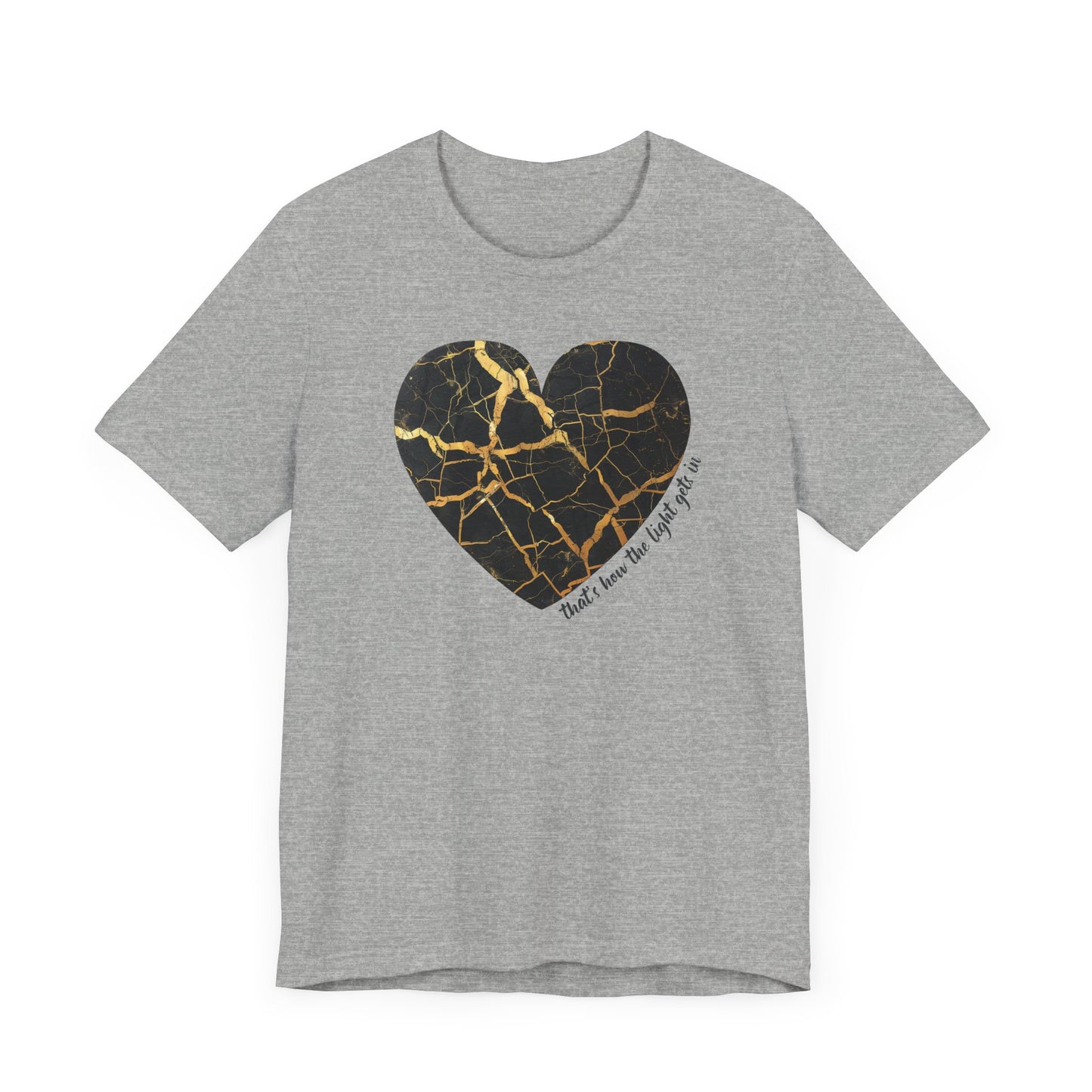 Kintsugi LDR Heart Unisex Jersey Short Sleeve Tee