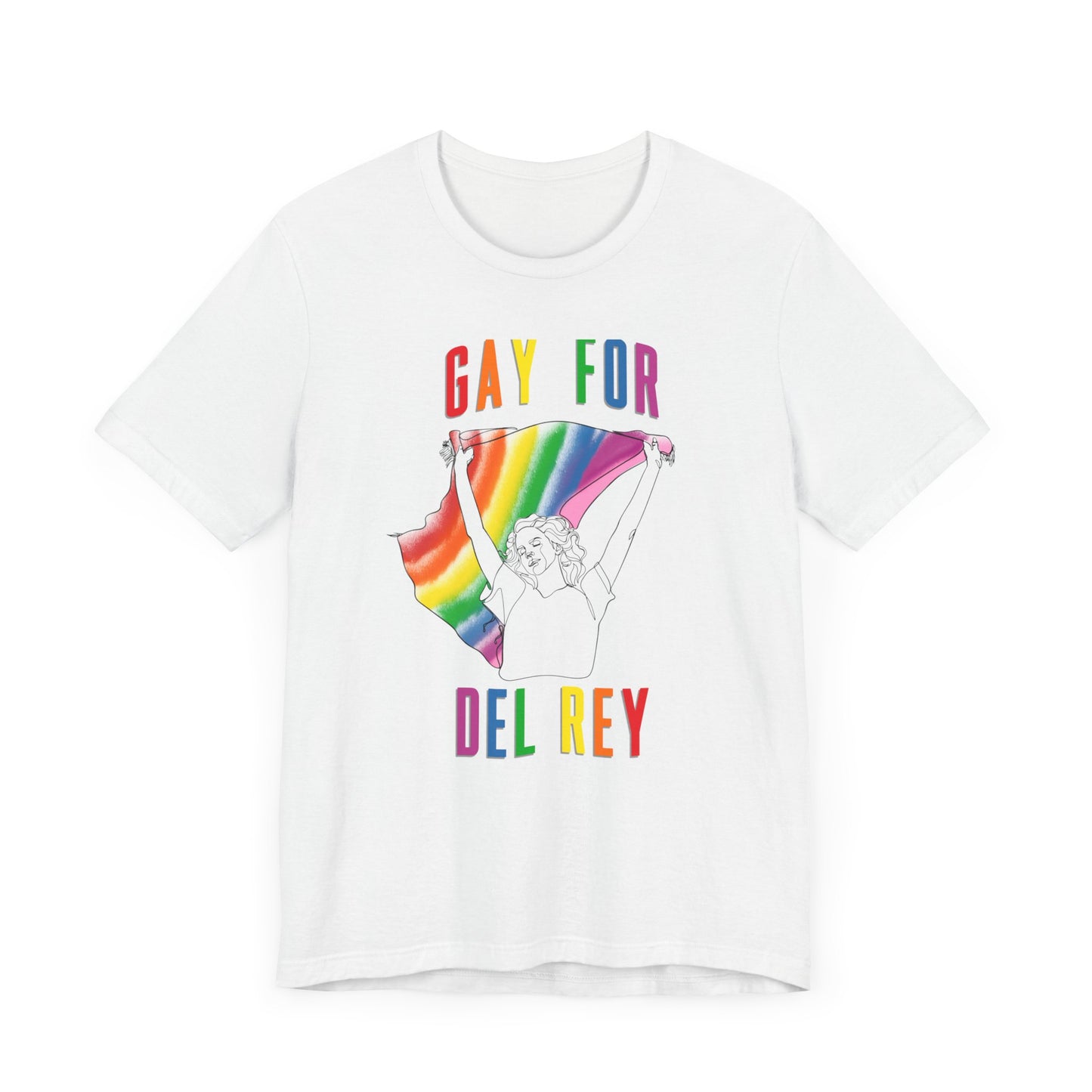 Gay for Del Rey Unisex Jersey Short Sleeve Tee