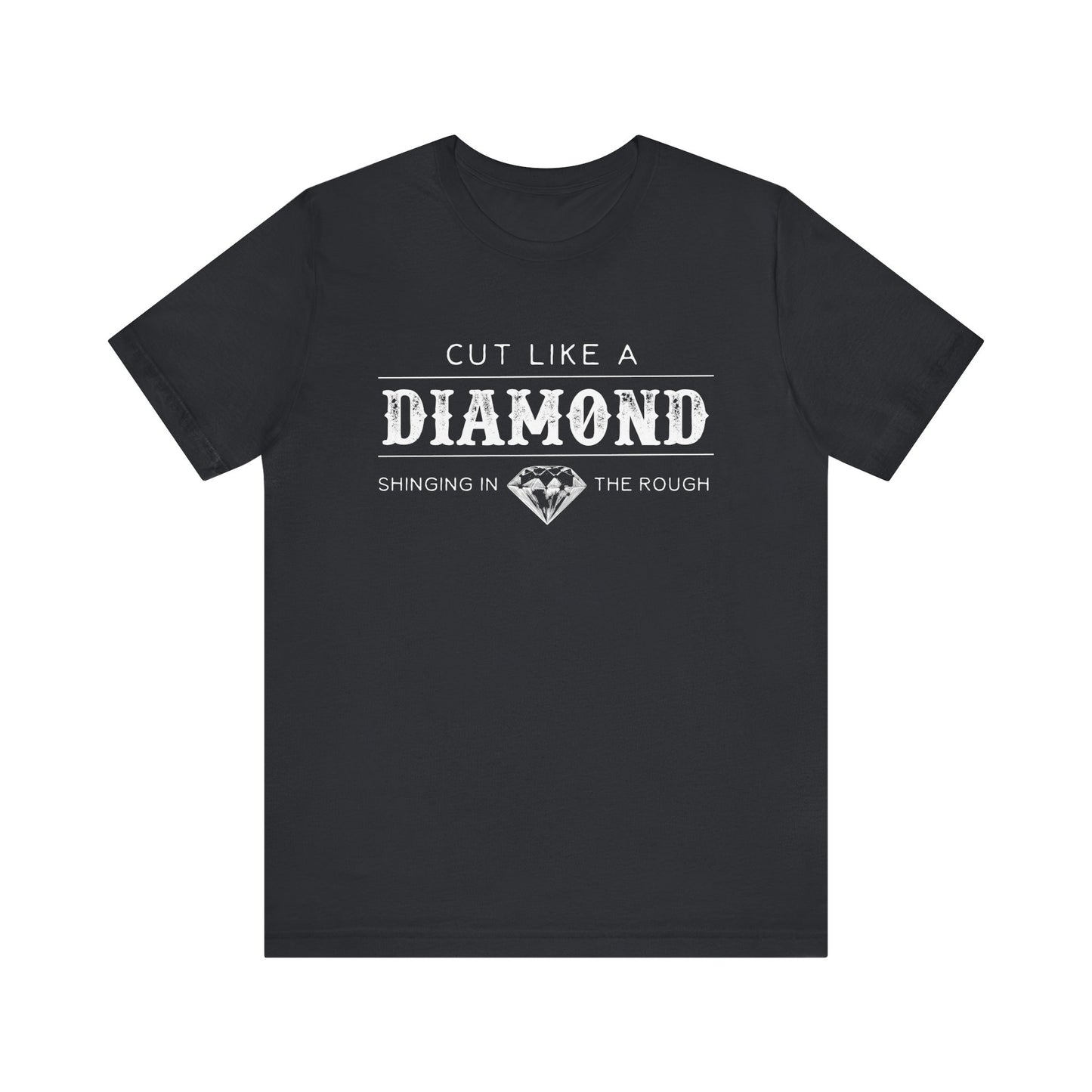 Cut Like A Diamond Unisex Jersey Short Sleeve Tee