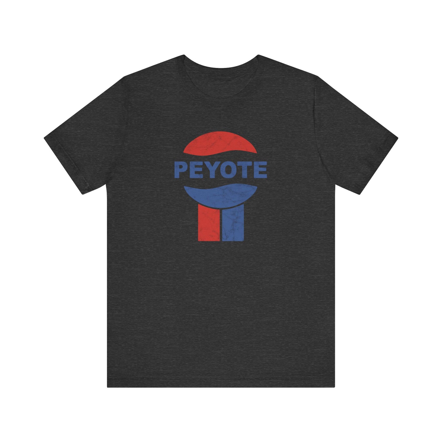 Peyote Vintage Distressed Unisex Jersey Short Sleeve Tee