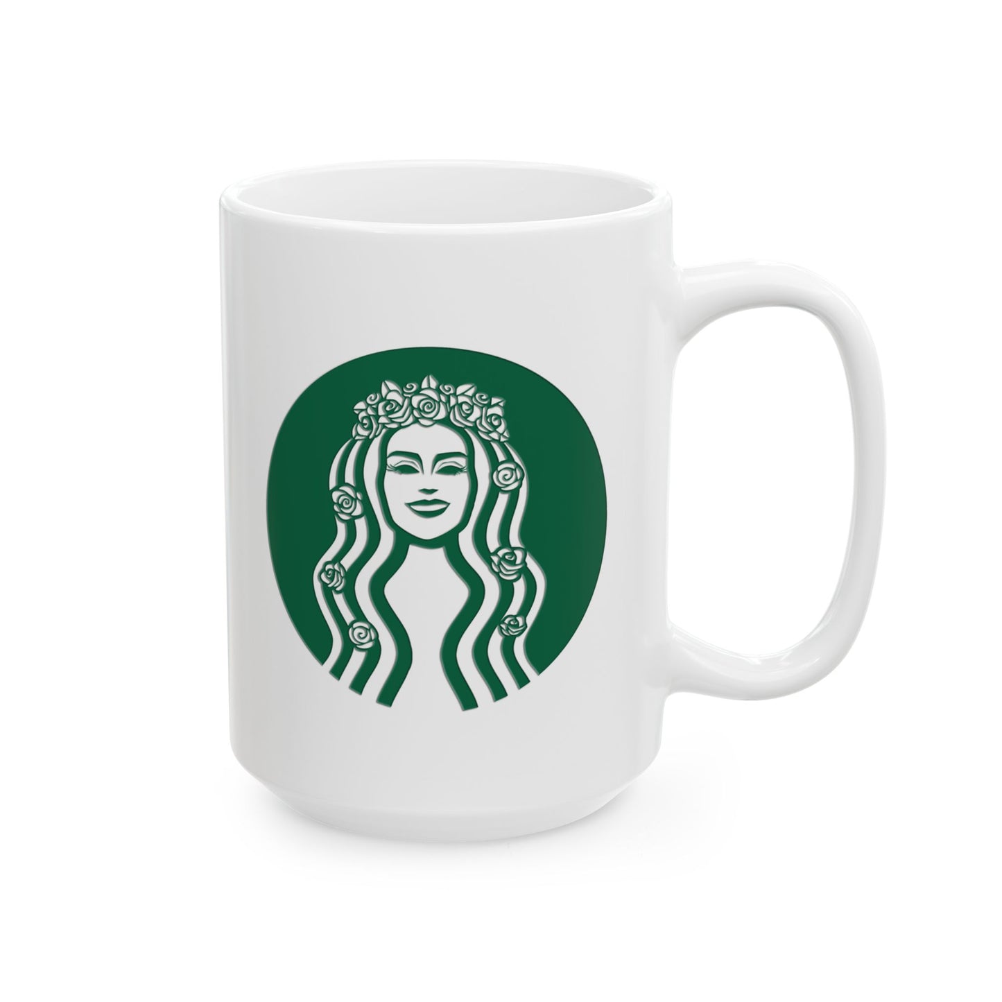 Double Sided Stargirl Coffee Co. Ceramic Mug, (11oz, 15oz)