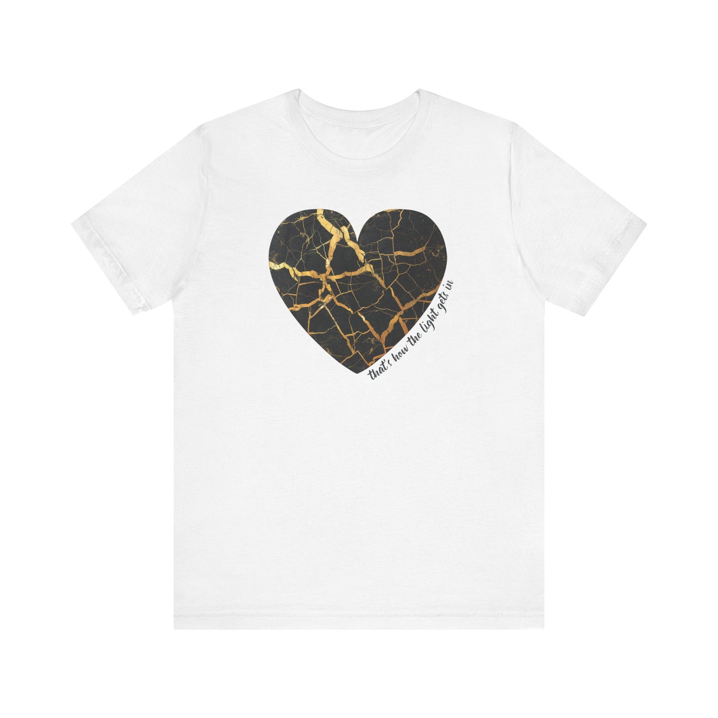 Kintsugi LDR Heart Unisex Jersey Short Sleeve Tee