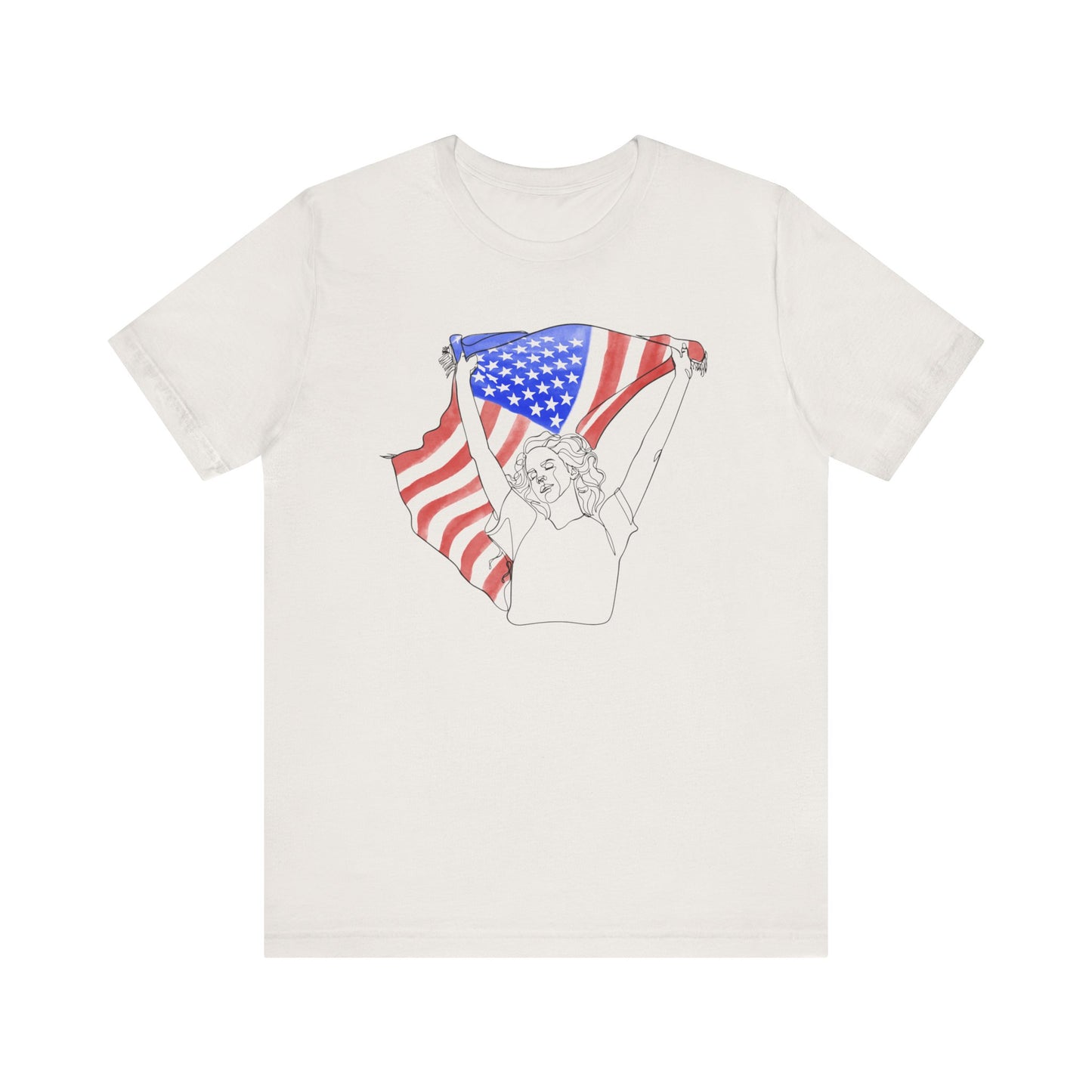 Lana’s Ride Line Art Unisex Jersey Short Sleeve Tee