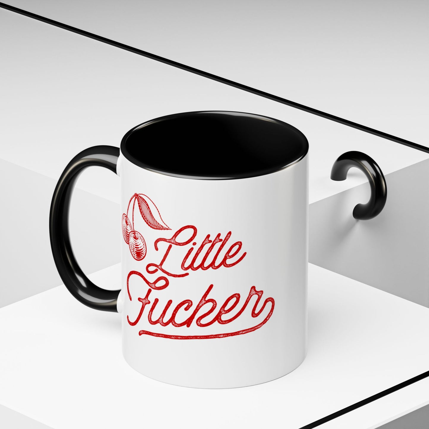 Little Fucker Accent Coffee Mug (11, 15oz)