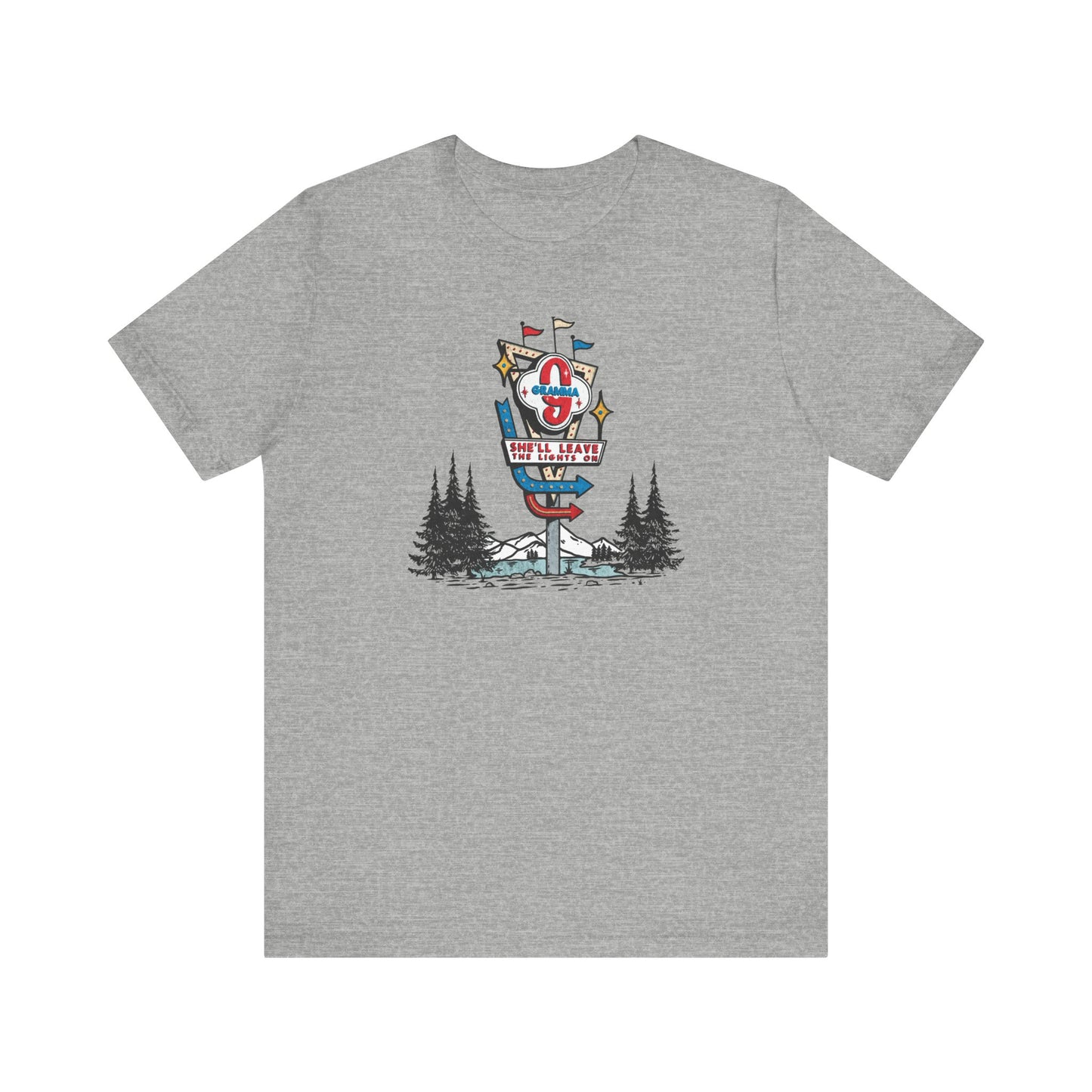 Gramma Retro Motel Sign Unisex Jersey Short Sleeve Tee