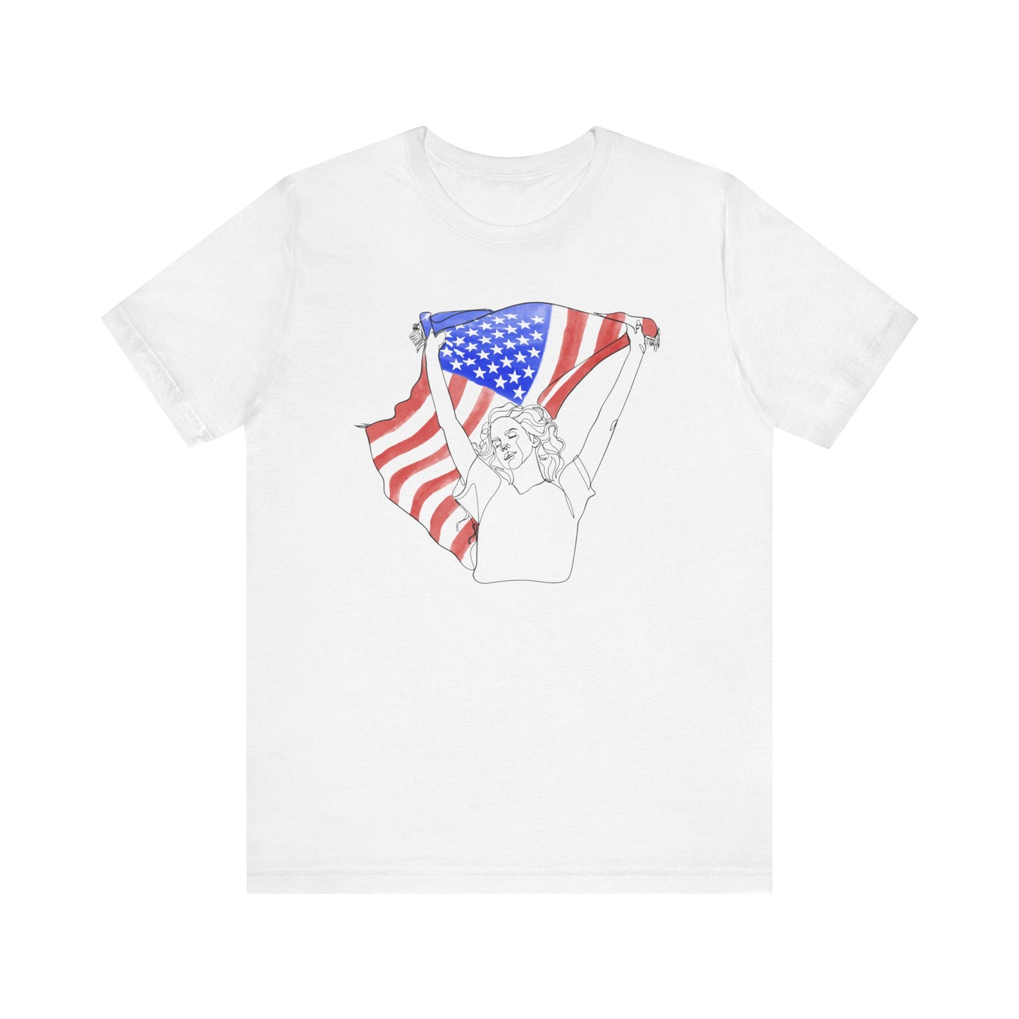 Lana’s Ride Line Art Unisex Jersey Short Sleeve Tee