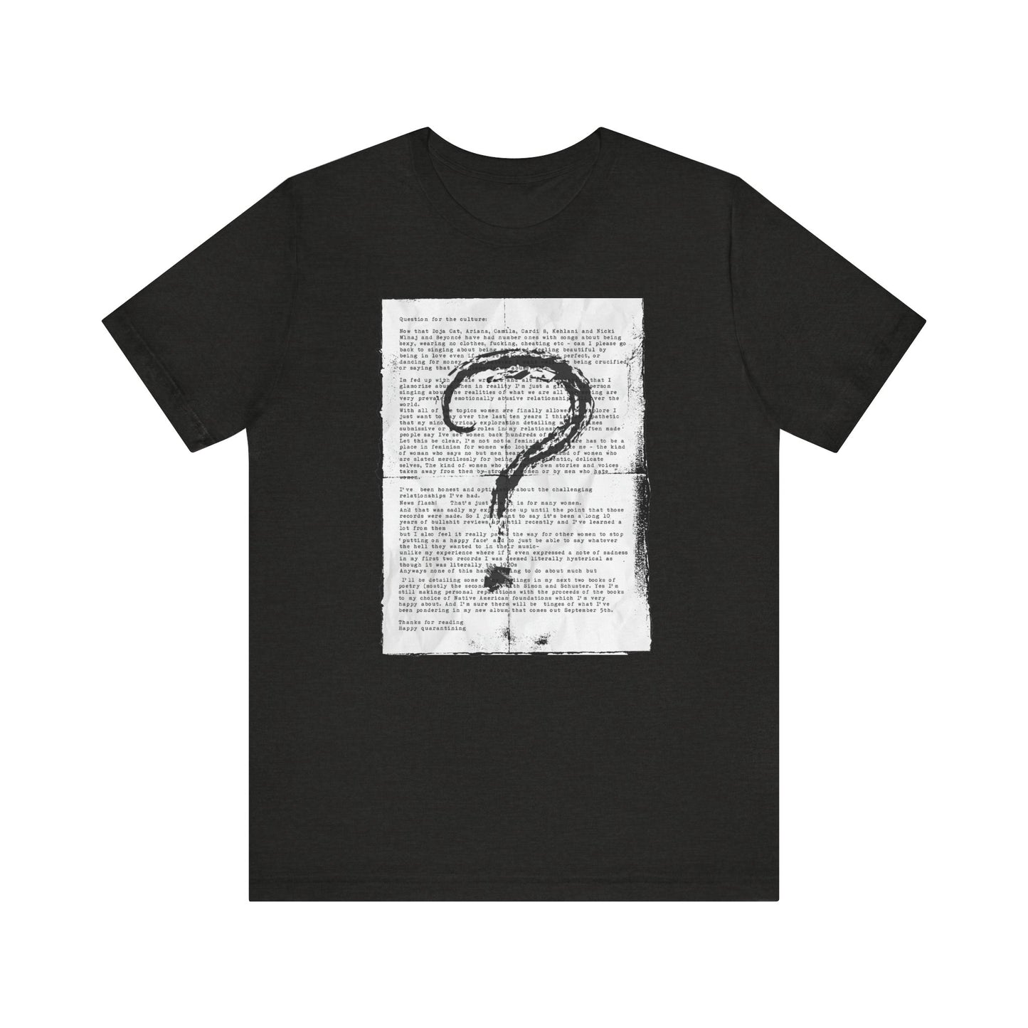 Question for the Culture: LDR Unisex Jersey Short Sleeve Tee