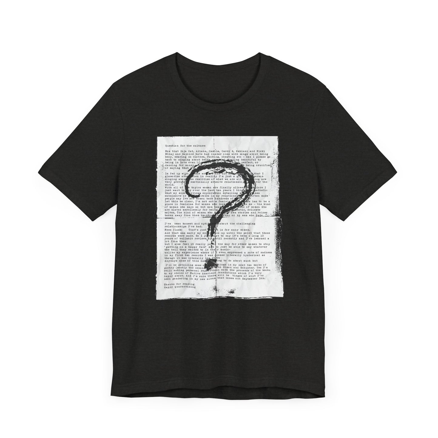 Question for the Culture: LDR Unisex Jersey Short Sleeve Tee