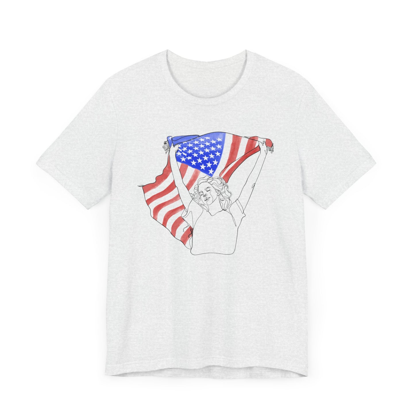Lana’s Ride Line Art Unisex Jersey Short Sleeve Tee