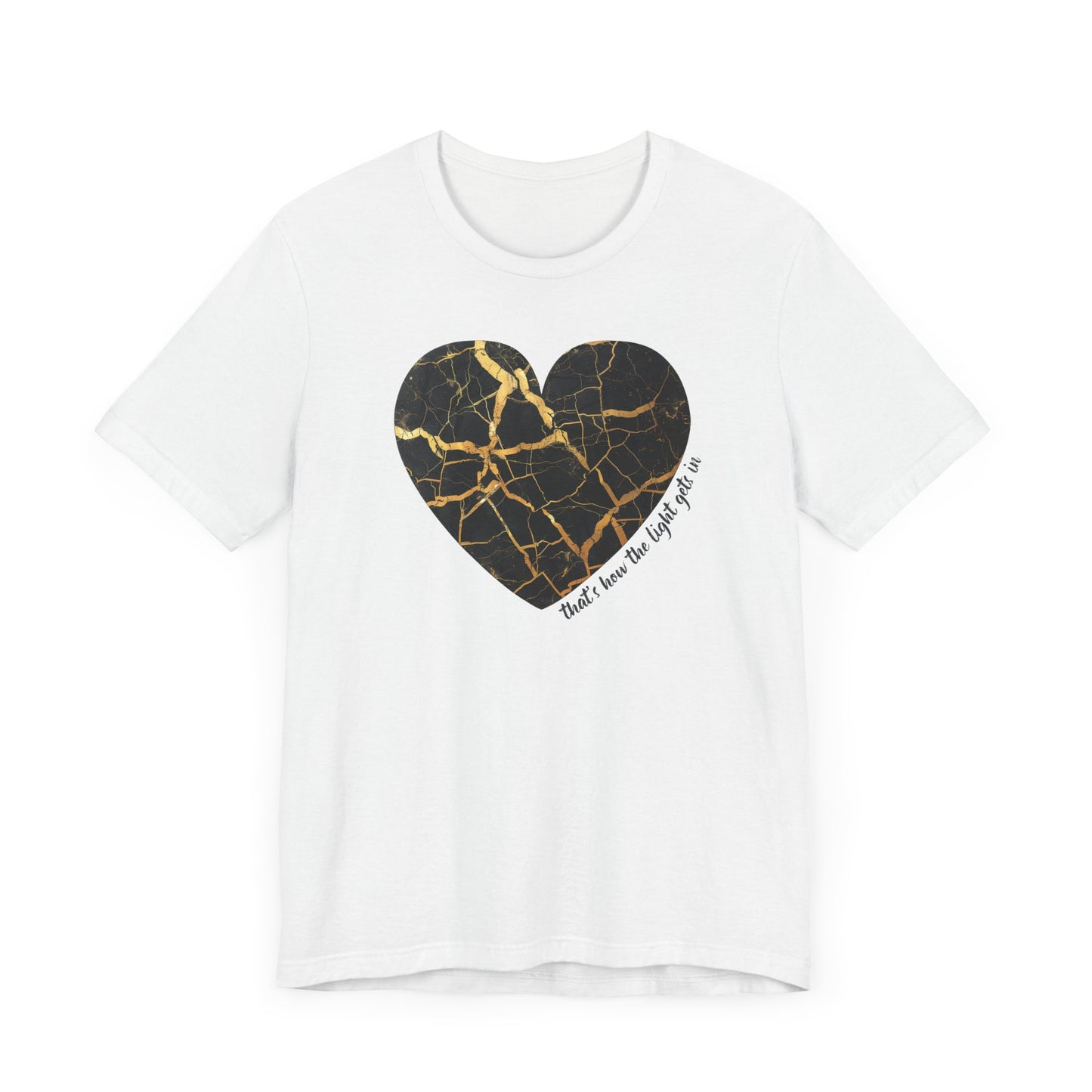 Kintsugi LDR Heart Unisex Jersey Short Sleeve Tee