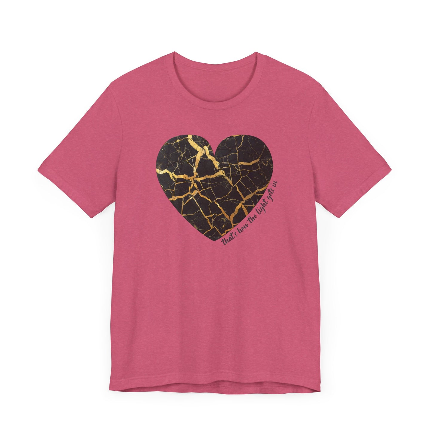 Kintsugi LDR Heart Unisex Jersey Short Sleeve Tee
