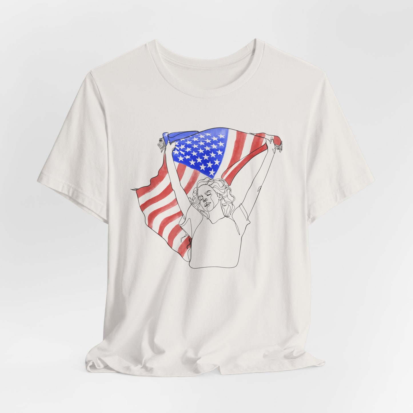 Lana’s Ride Line Art Unisex Jersey Short Sleeve Tee