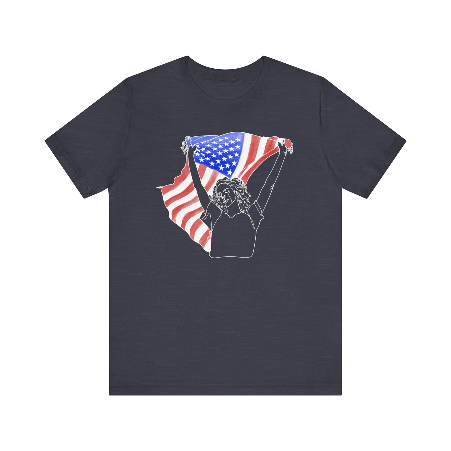 Lana’s Ride Line Art Unisex Jersey Short Sleeve Tee