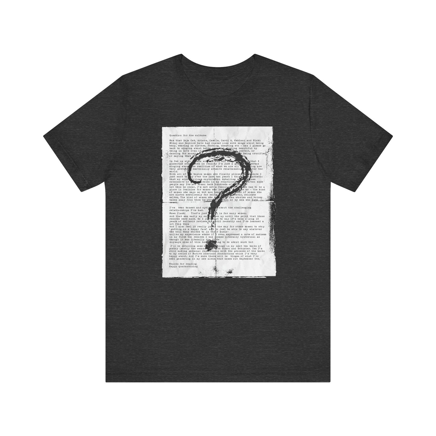 Question for the Culture: LDR Unisex Jersey Short Sleeve Tee