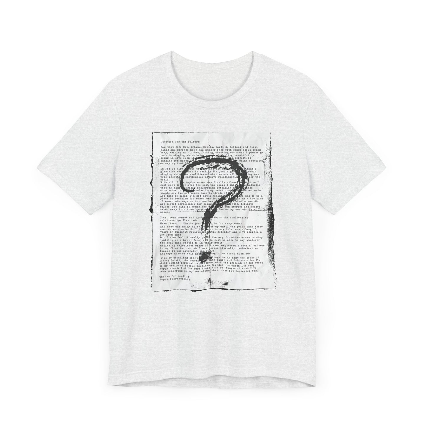 Question for the Culture: LDR Unisex Jersey Short Sleeve Tee