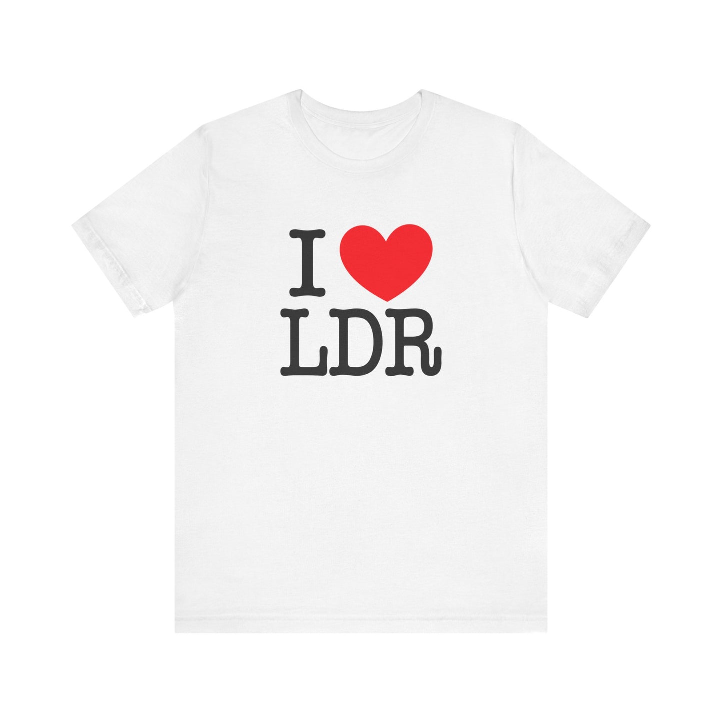 I Heart LDR Unisex Jersey Short Sleeve Tee