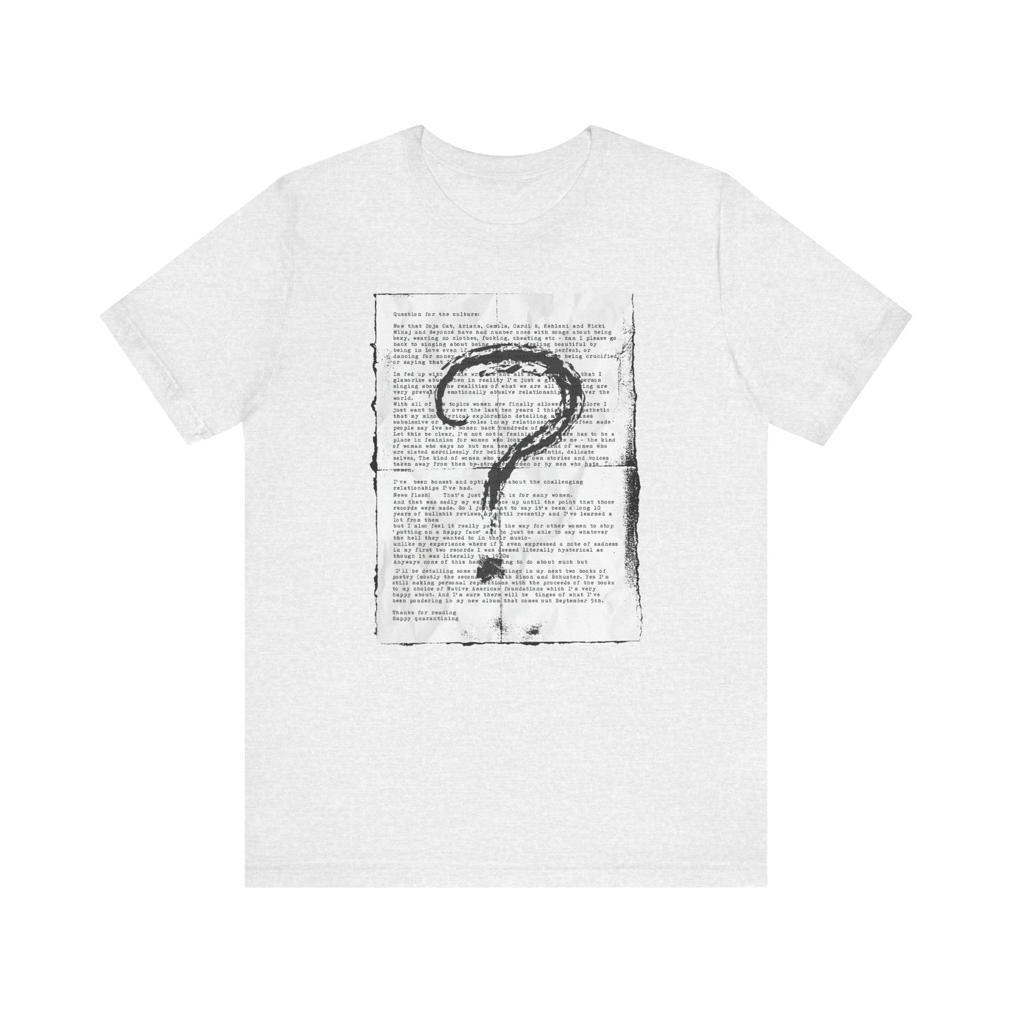 Question for the Culture: LDR Unisex Jersey Short Sleeve Tee