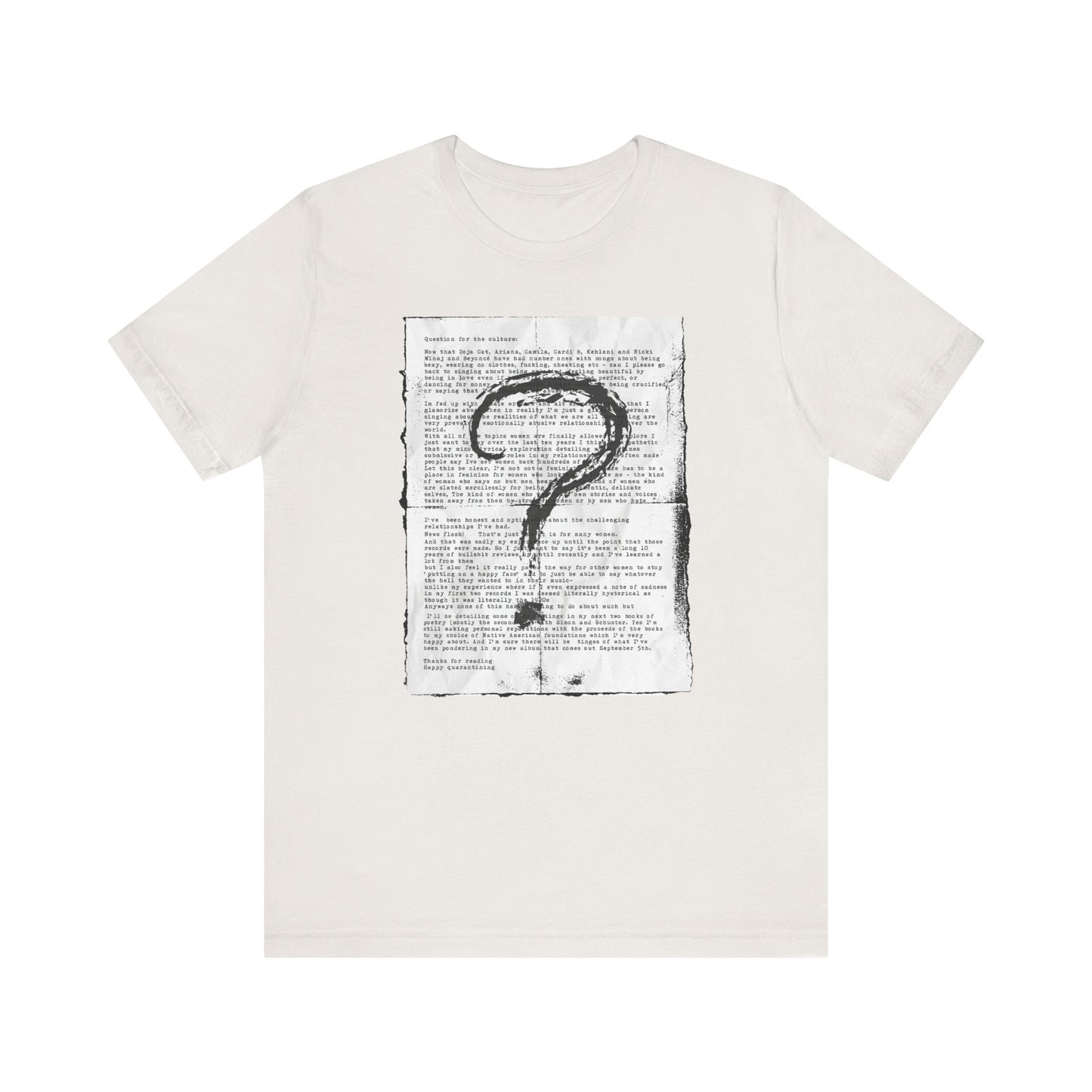 Question for the Culture: LDR Unisex Jersey Short Sleeve Tee