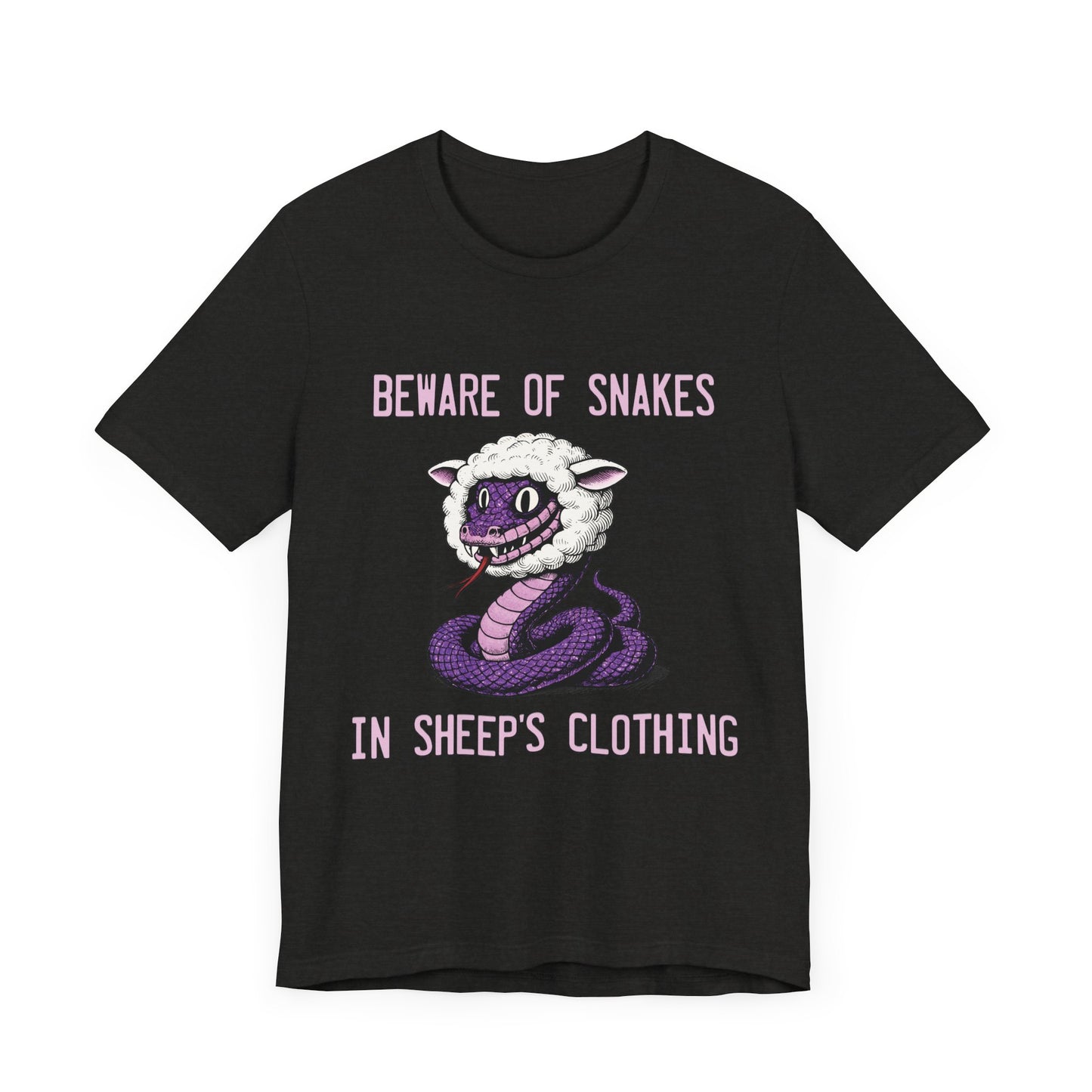 Beware of Purple Snakes Unisex Graphic Tee