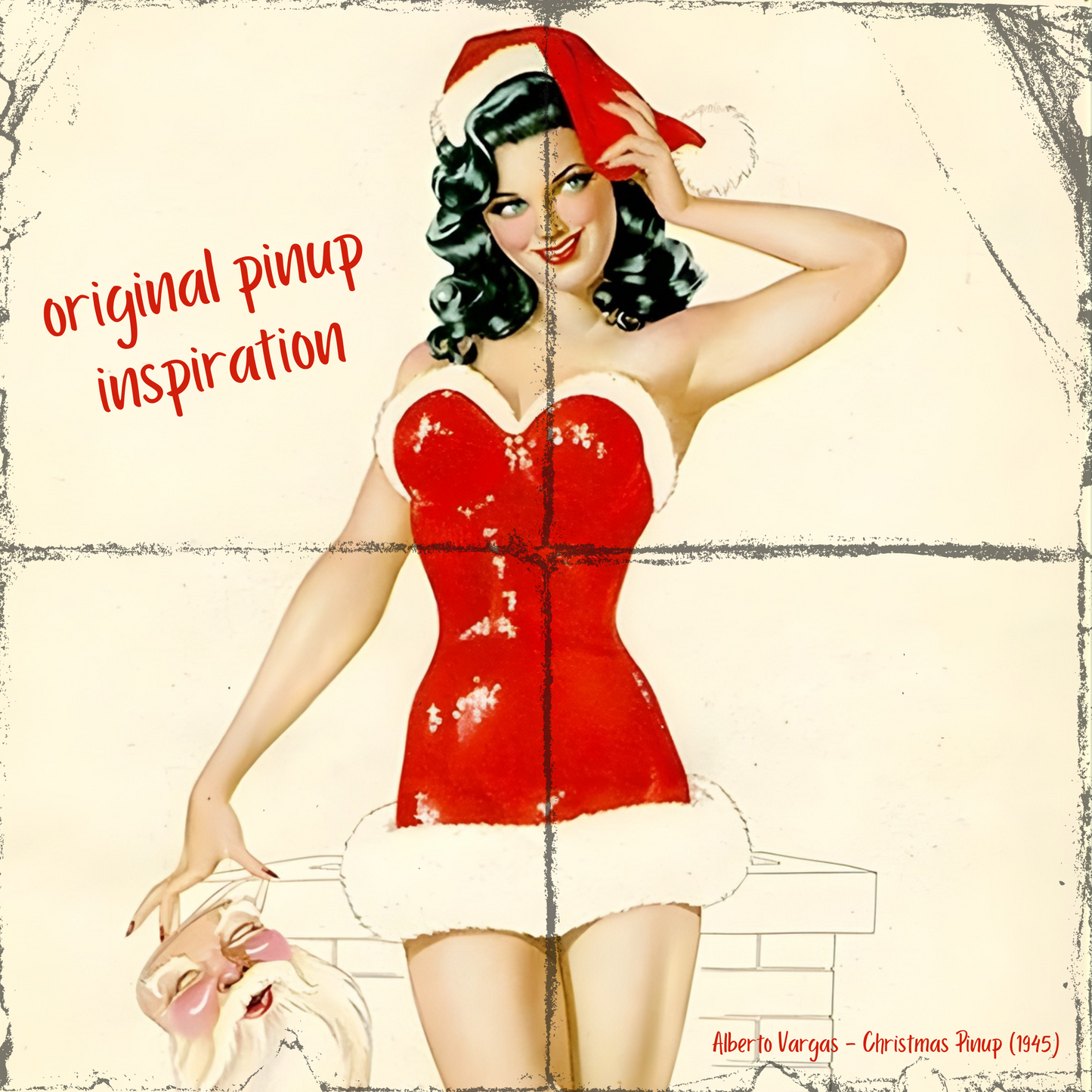 Lana Del Rey Santa Baby Christmas Ornament | Bubblegum Coquette