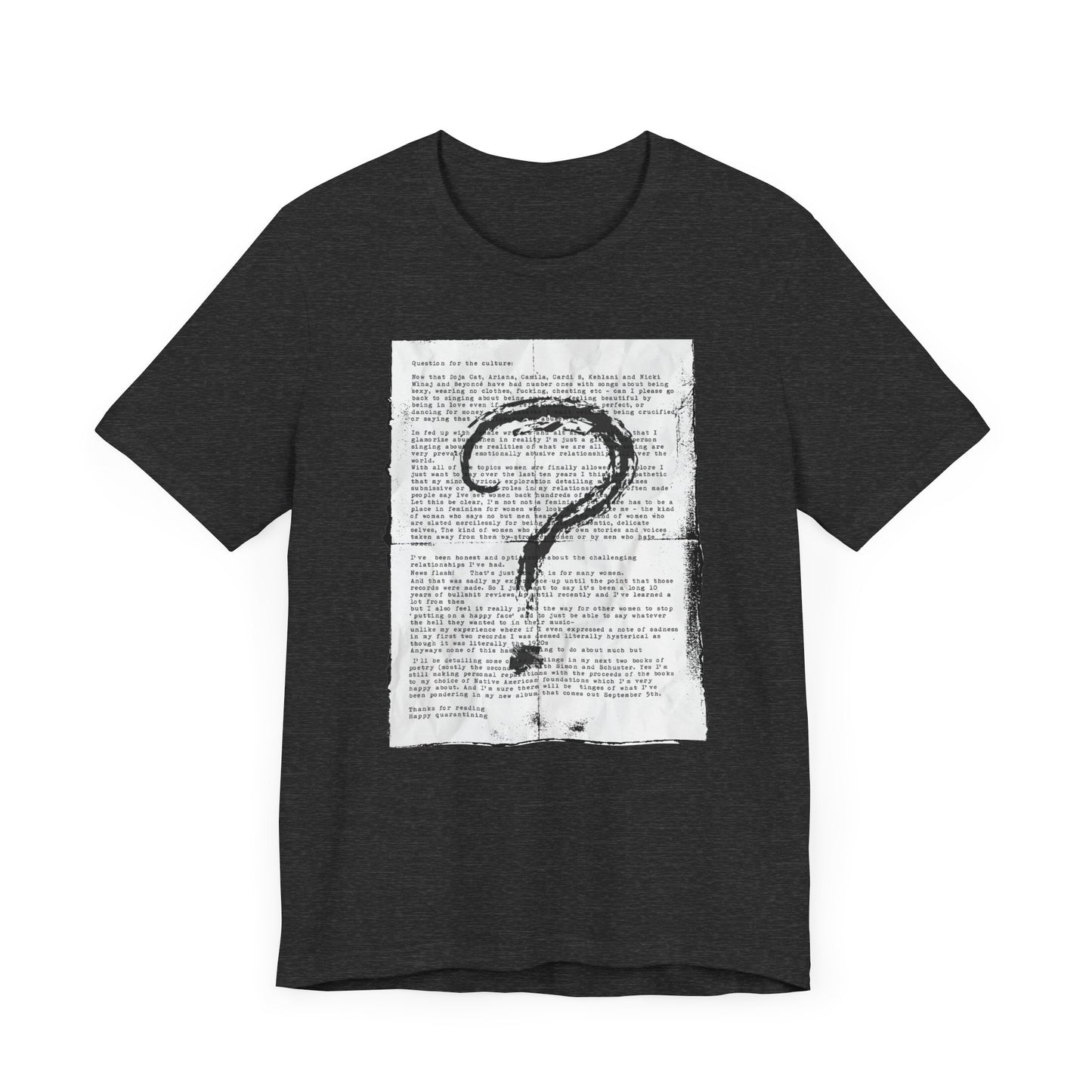 Question for the Culture: LDR Unisex Jersey Short Sleeve Tee