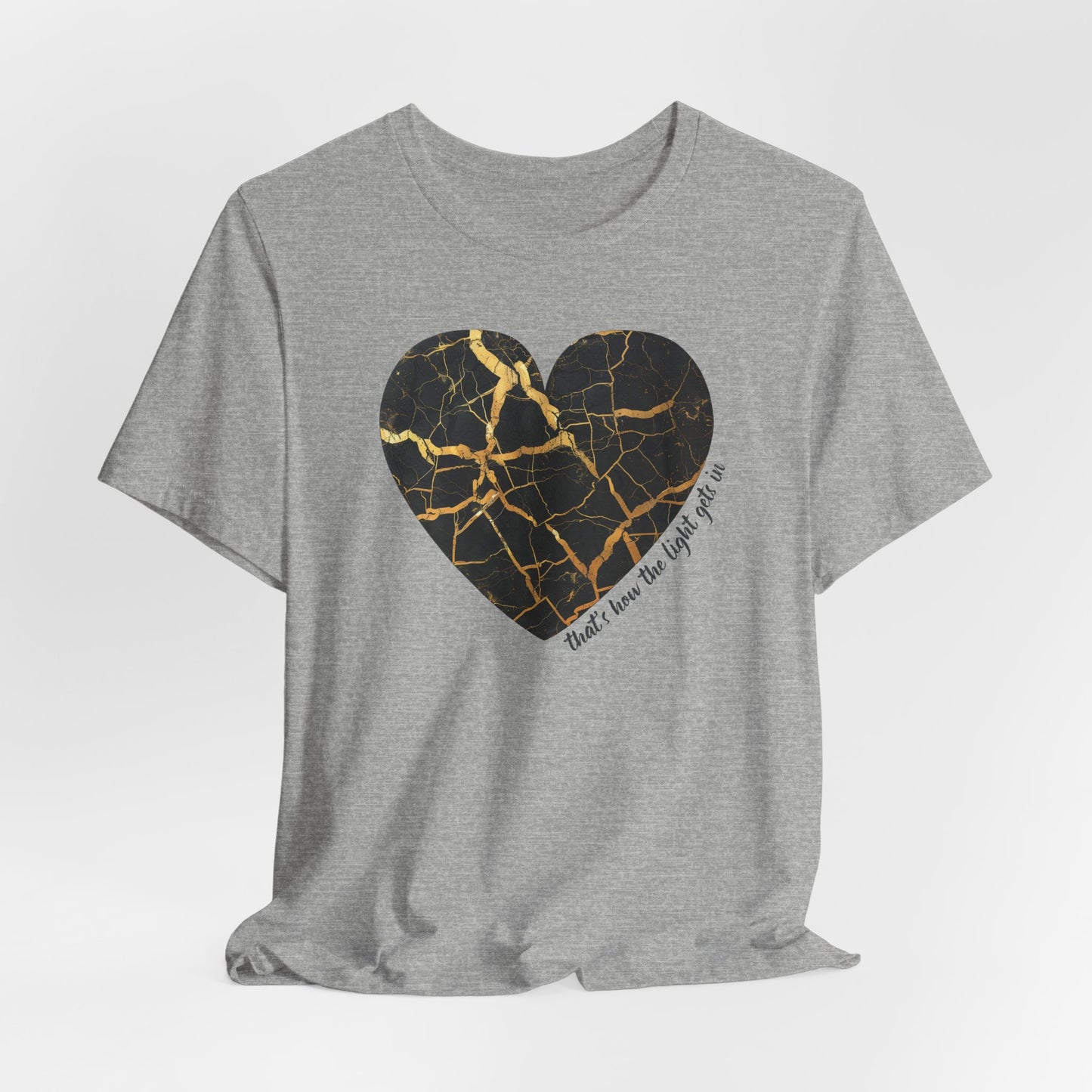 Kintsugi LDR Heart Unisex Jersey Short Sleeve Tee