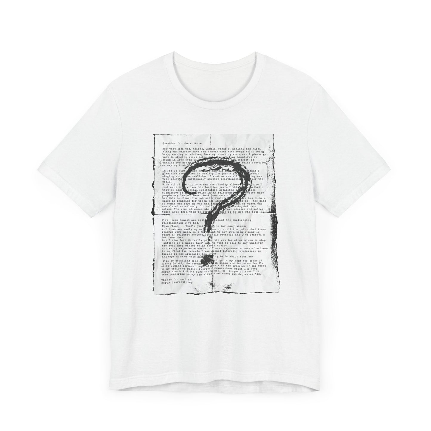 Question for the Culture: LDR Unisex Jersey Short Sleeve Tee