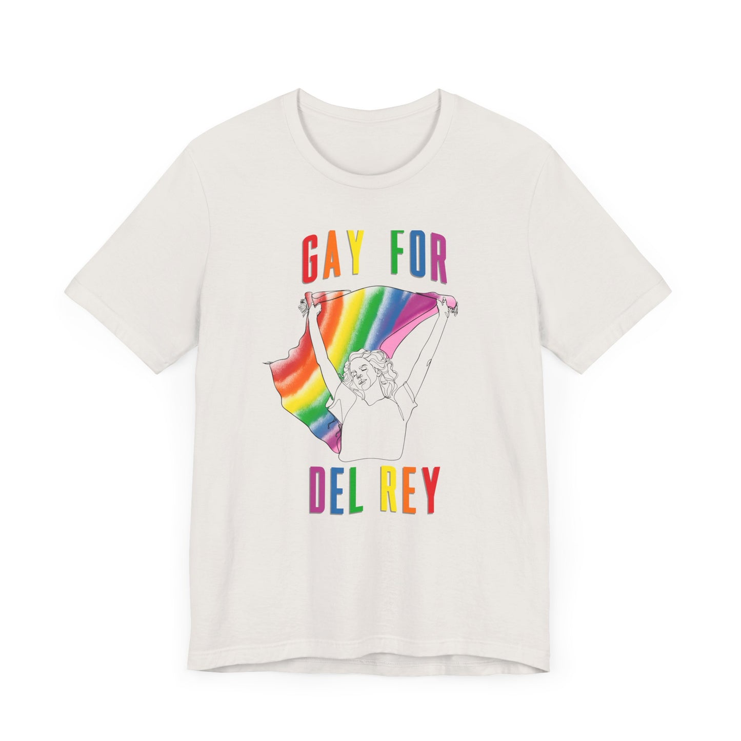 Gay for Del Rey Unisex Jersey Short Sleeve Tee