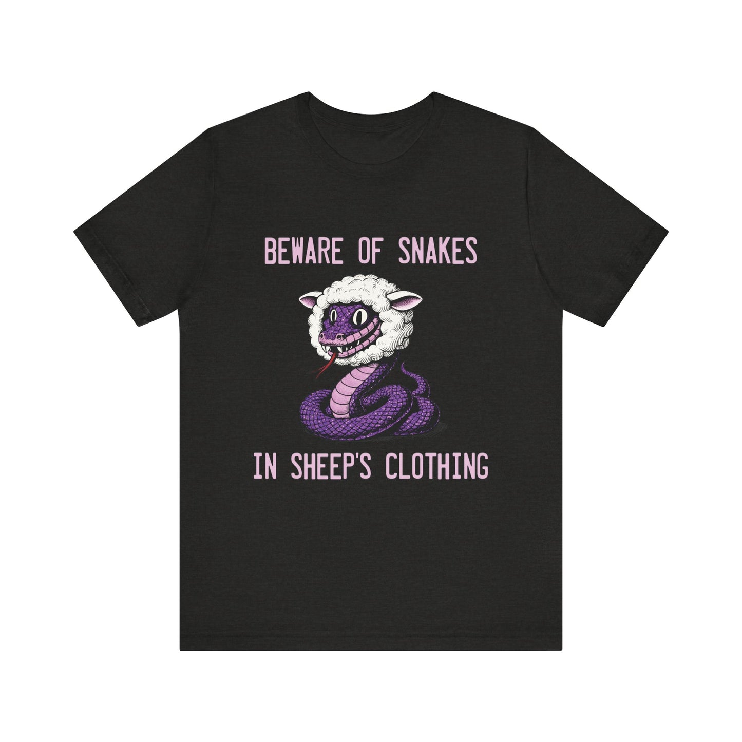 Beware of Purple Snakes Unisex Graphic Tee