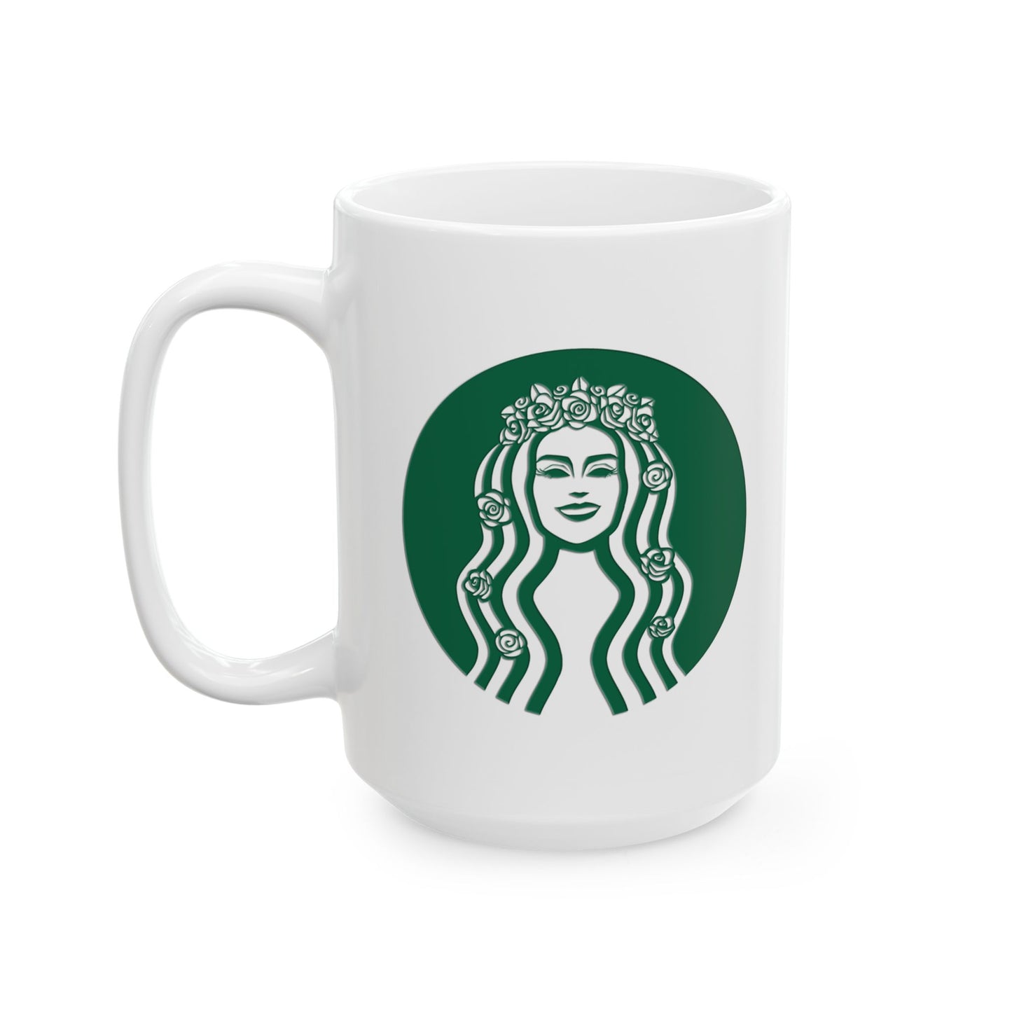 Double Sided Stargirl Coffee Co. Ceramic Mug, (11oz, 15oz)