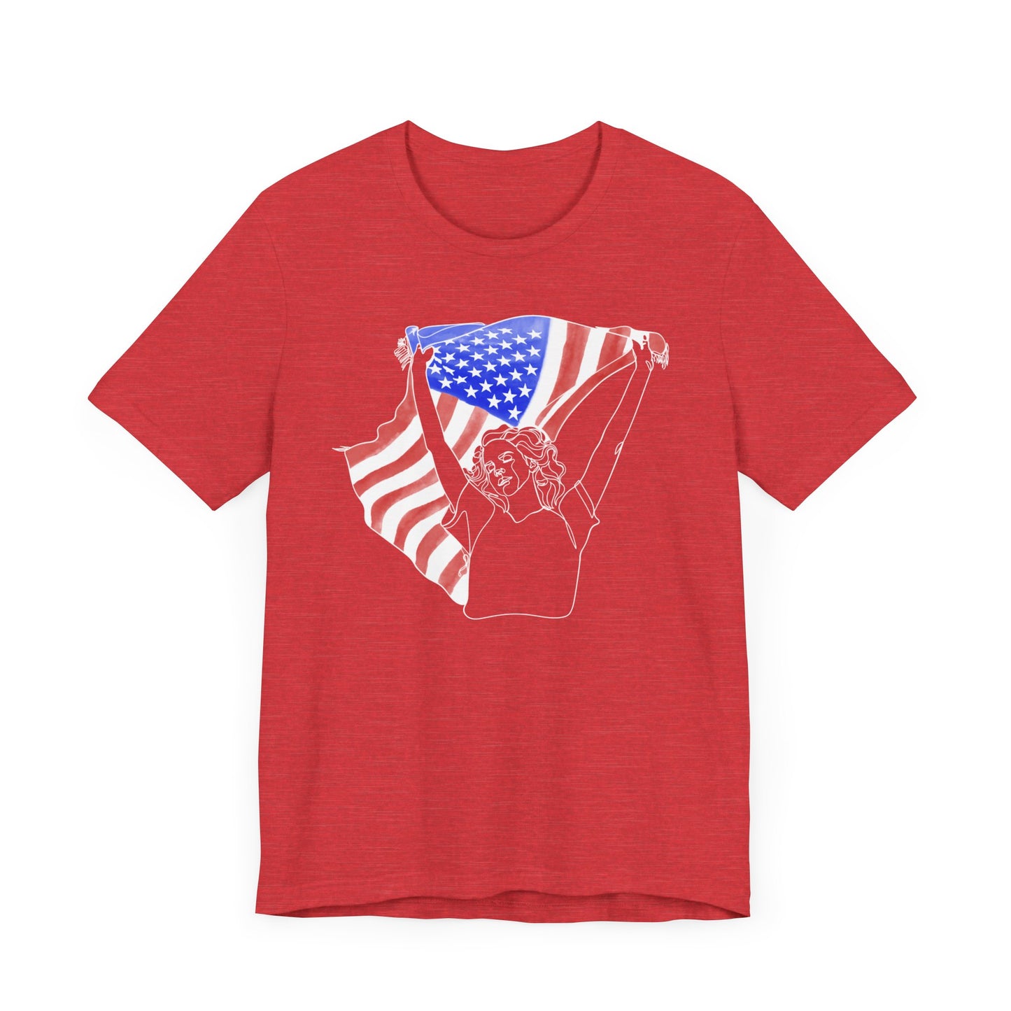 Lana’s Ride Line Art Unisex Jersey Short Sleeve Tee