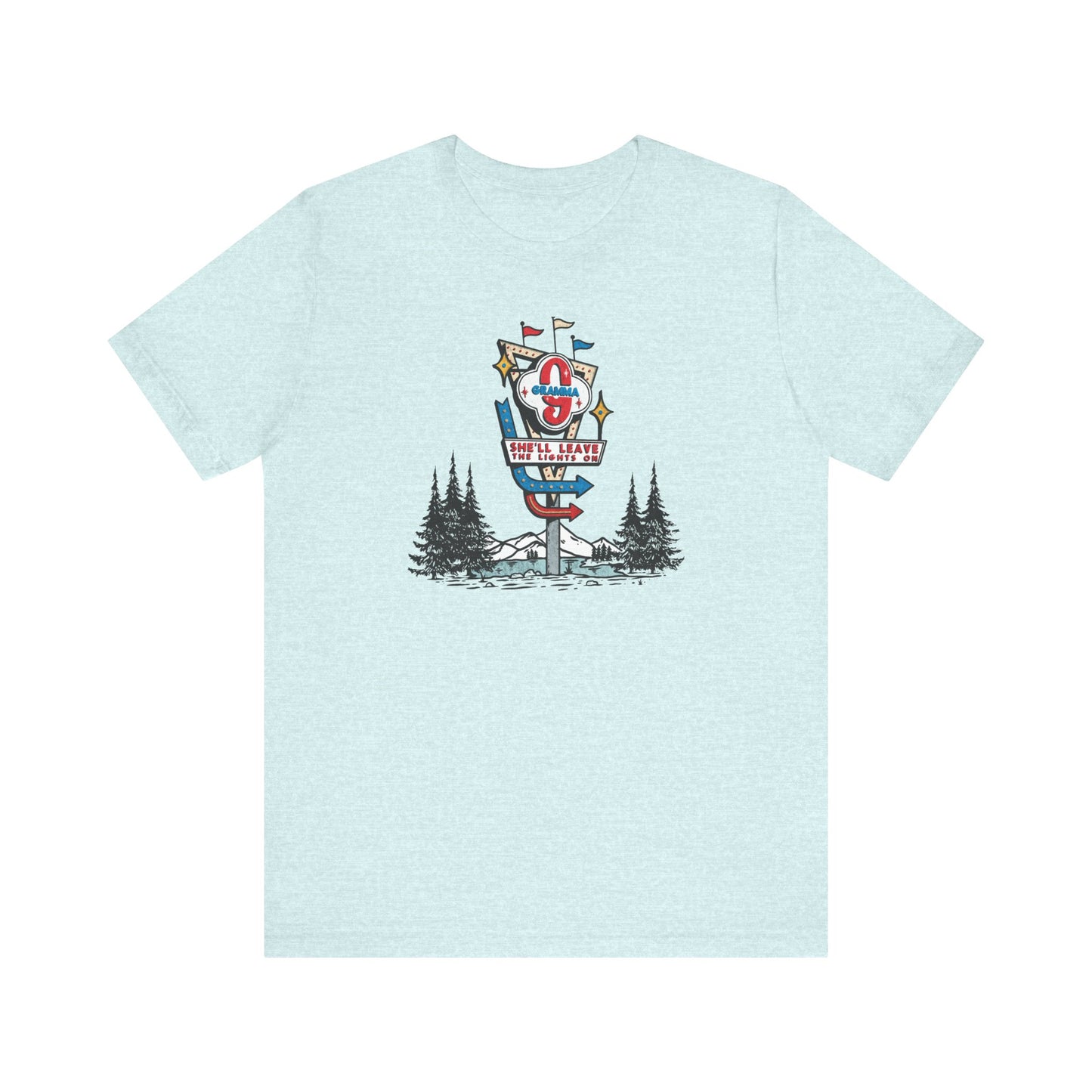 Gramma Retro Motel Sign Unisex Jersey Short Sleeve Tee