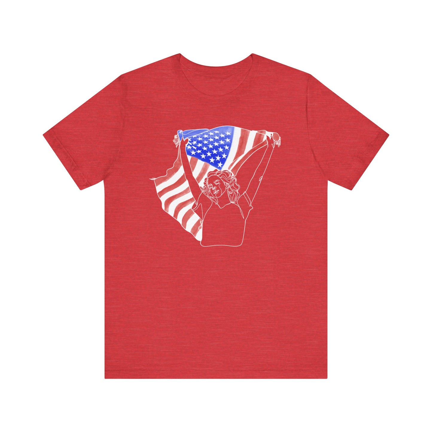 Lana’s Ride Line Art Unisex Jersey Short Sleeve Tee