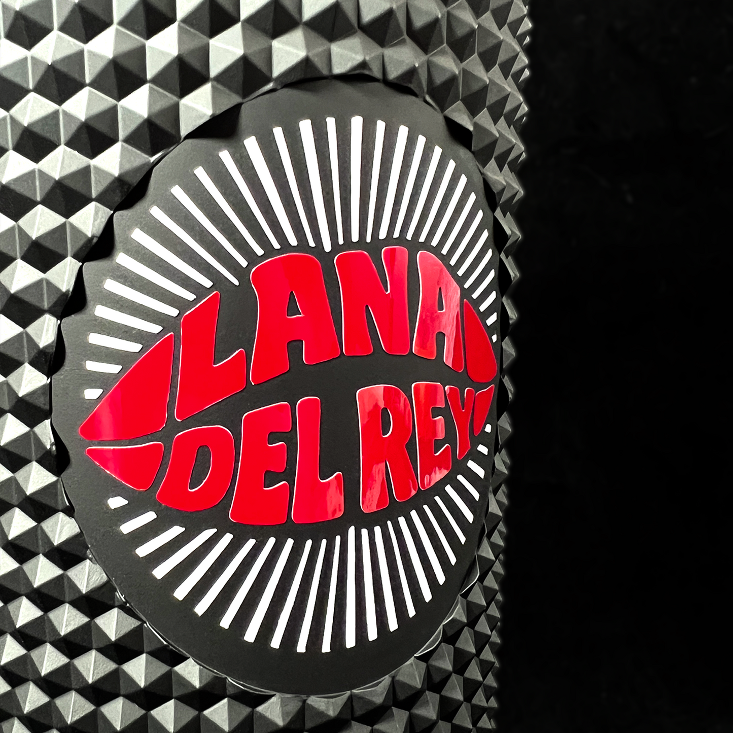 Black Studded Lana Del Rey Kiss Tumbler (24 oz.)