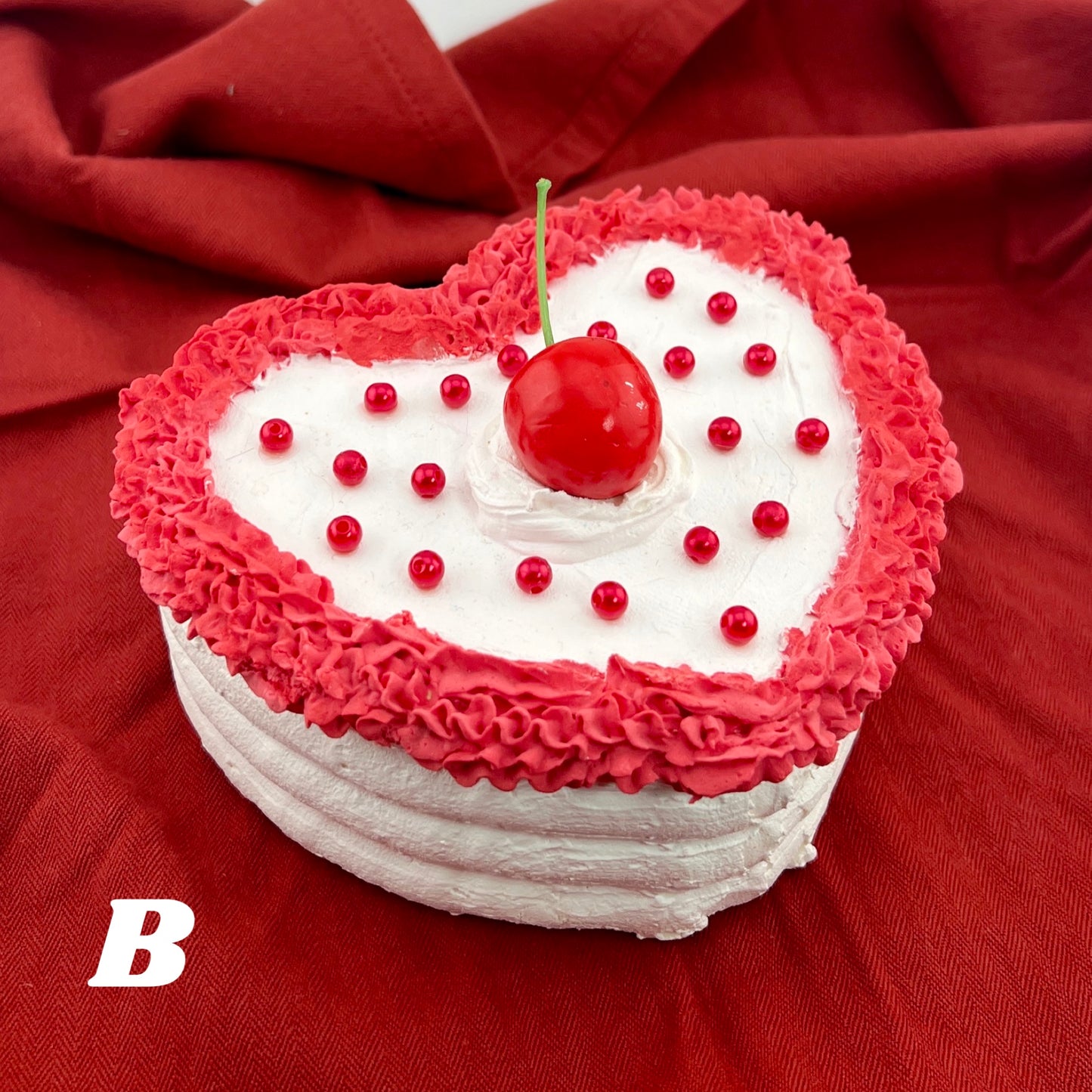 LDR Inspired Heart Shaped Cake Jewelry Box