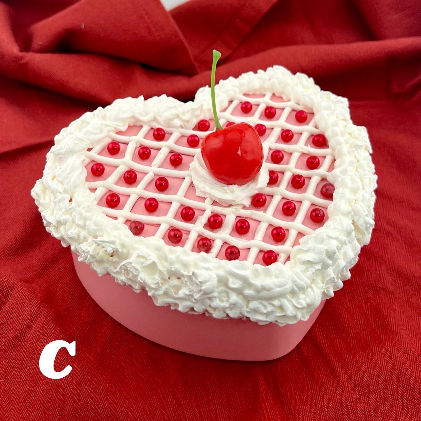 LDR Inspired Heart Shaped Cake Jewelry Box