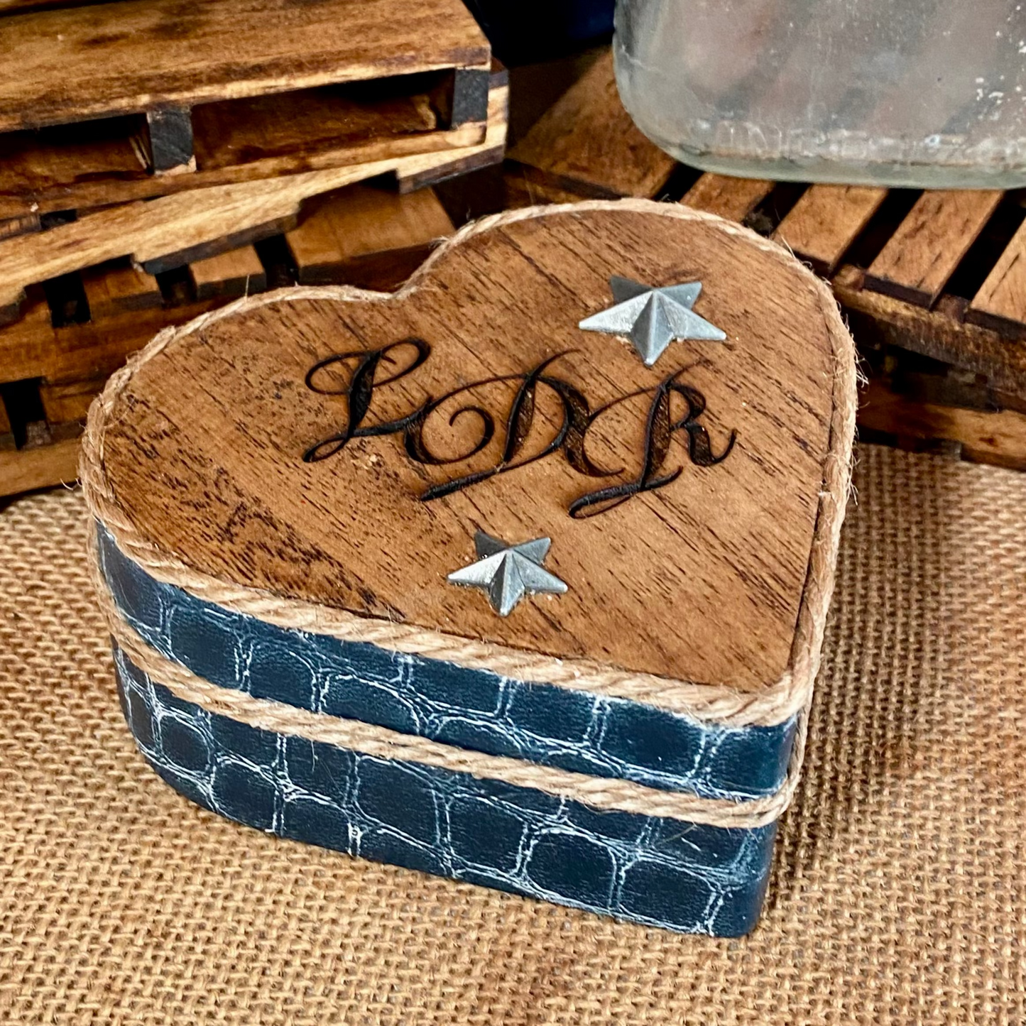 LDR Country Inspired Gator Keepsake Box