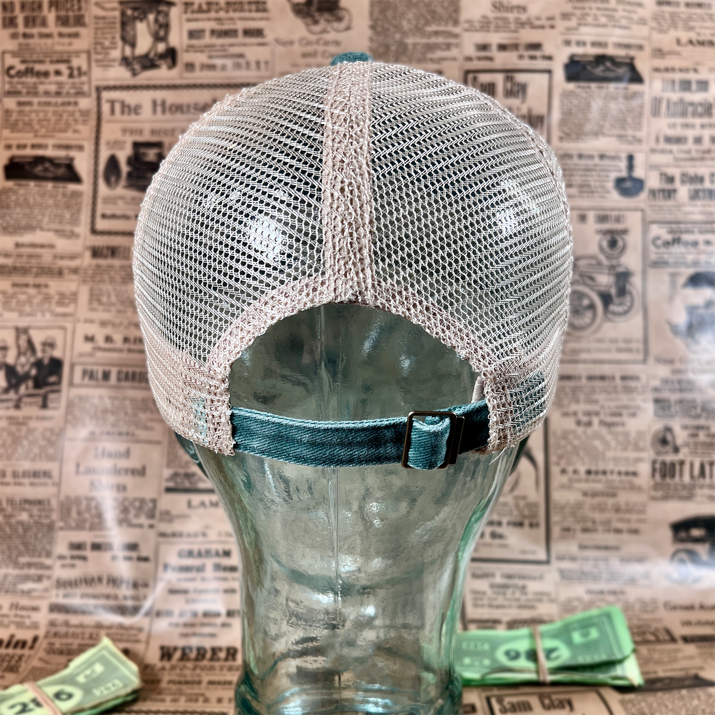 Luigi Distressed Green Trucker Hat