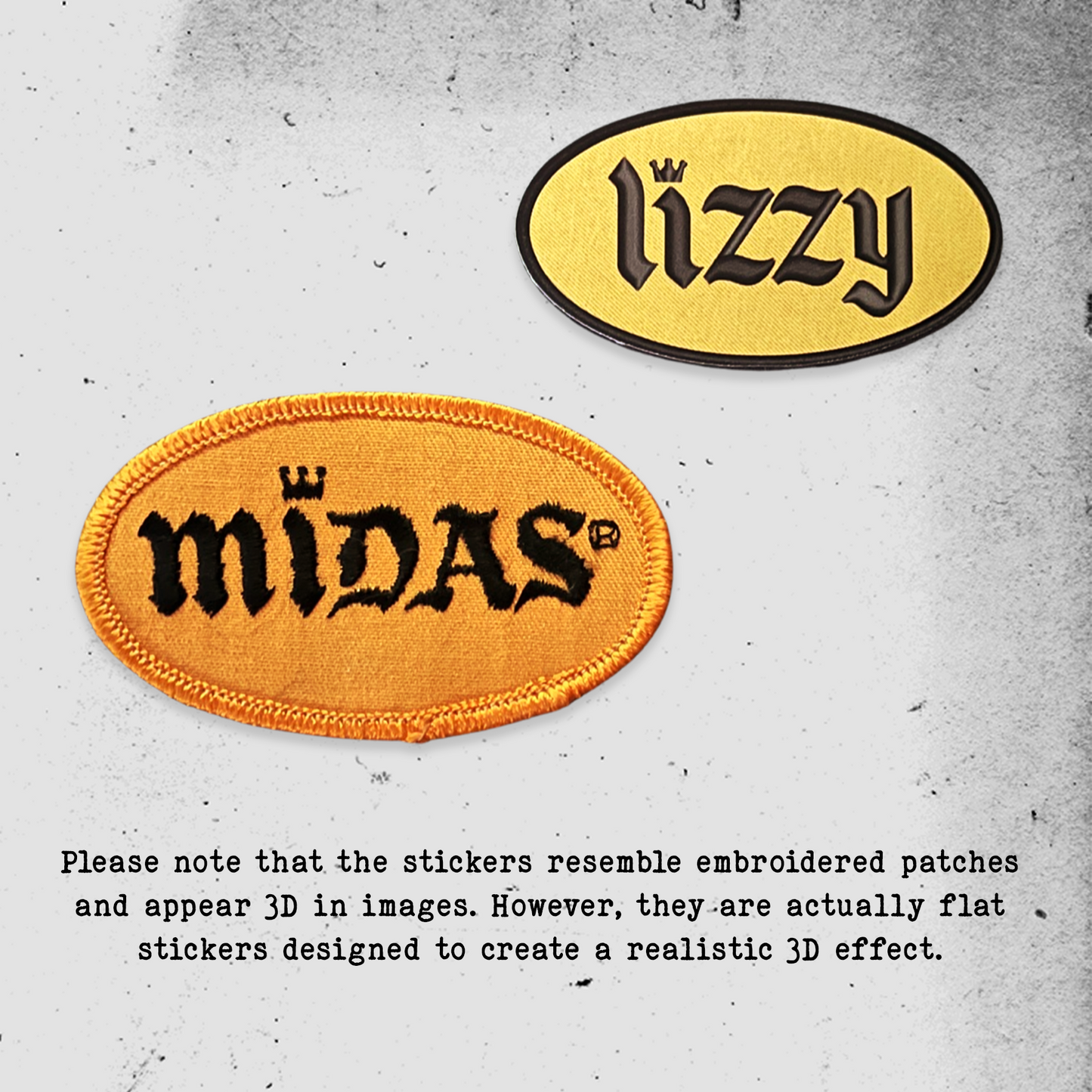 Lizzy Grant Inspired Midas Patch Sticker