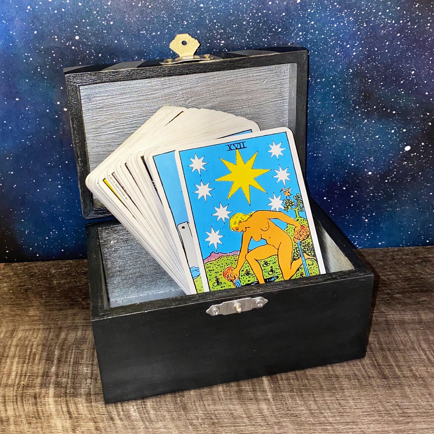 Metallic Star Burst Tarot/Oracle Box