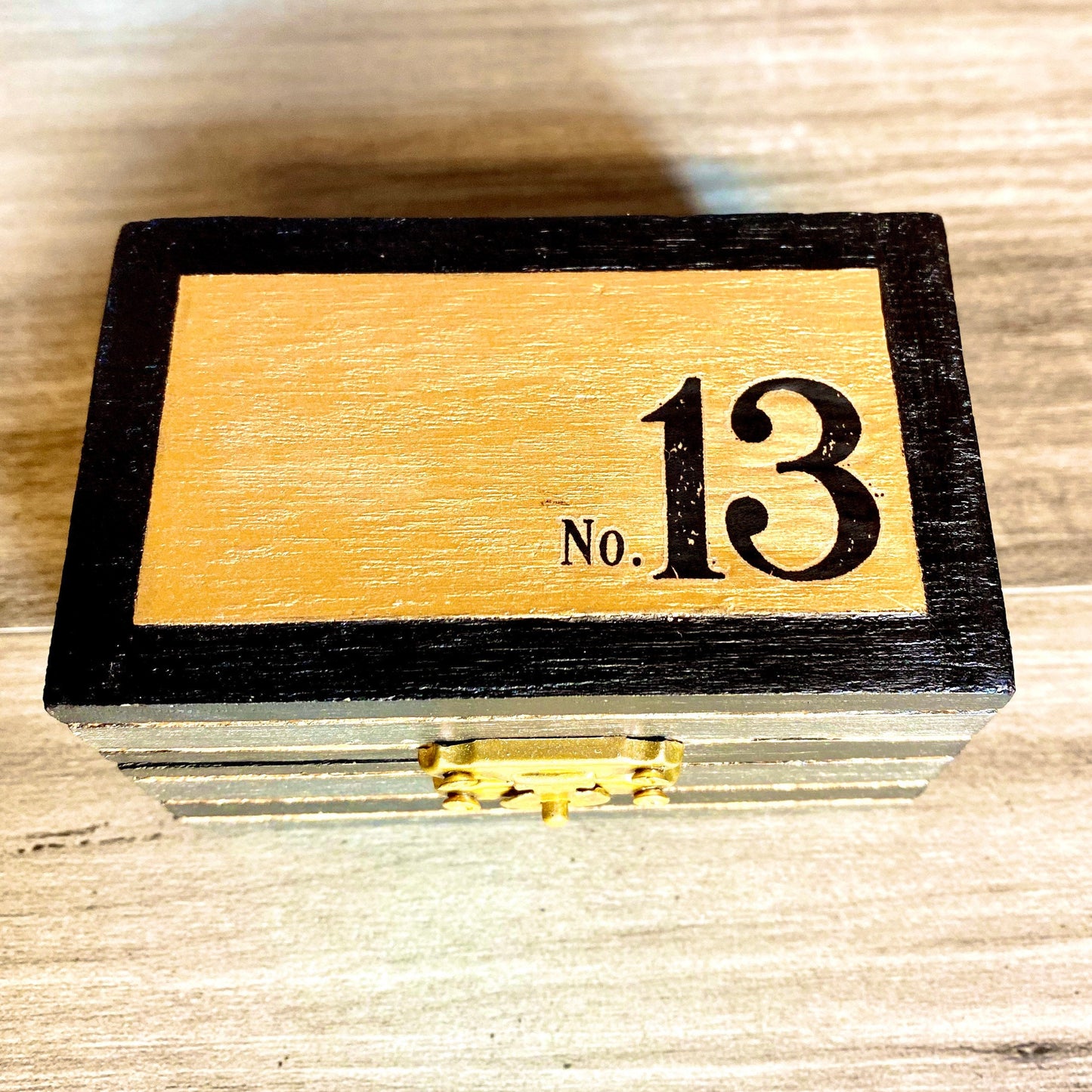 Copper and Black Small Stash Box