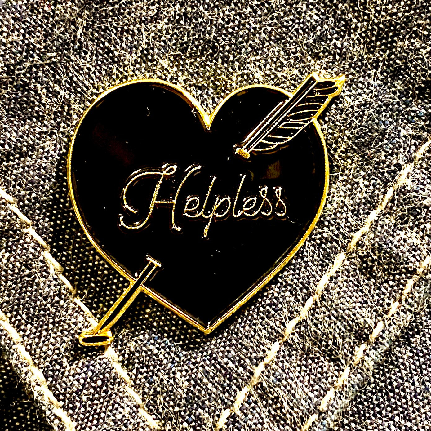 Helpless Heart Enamel Pin