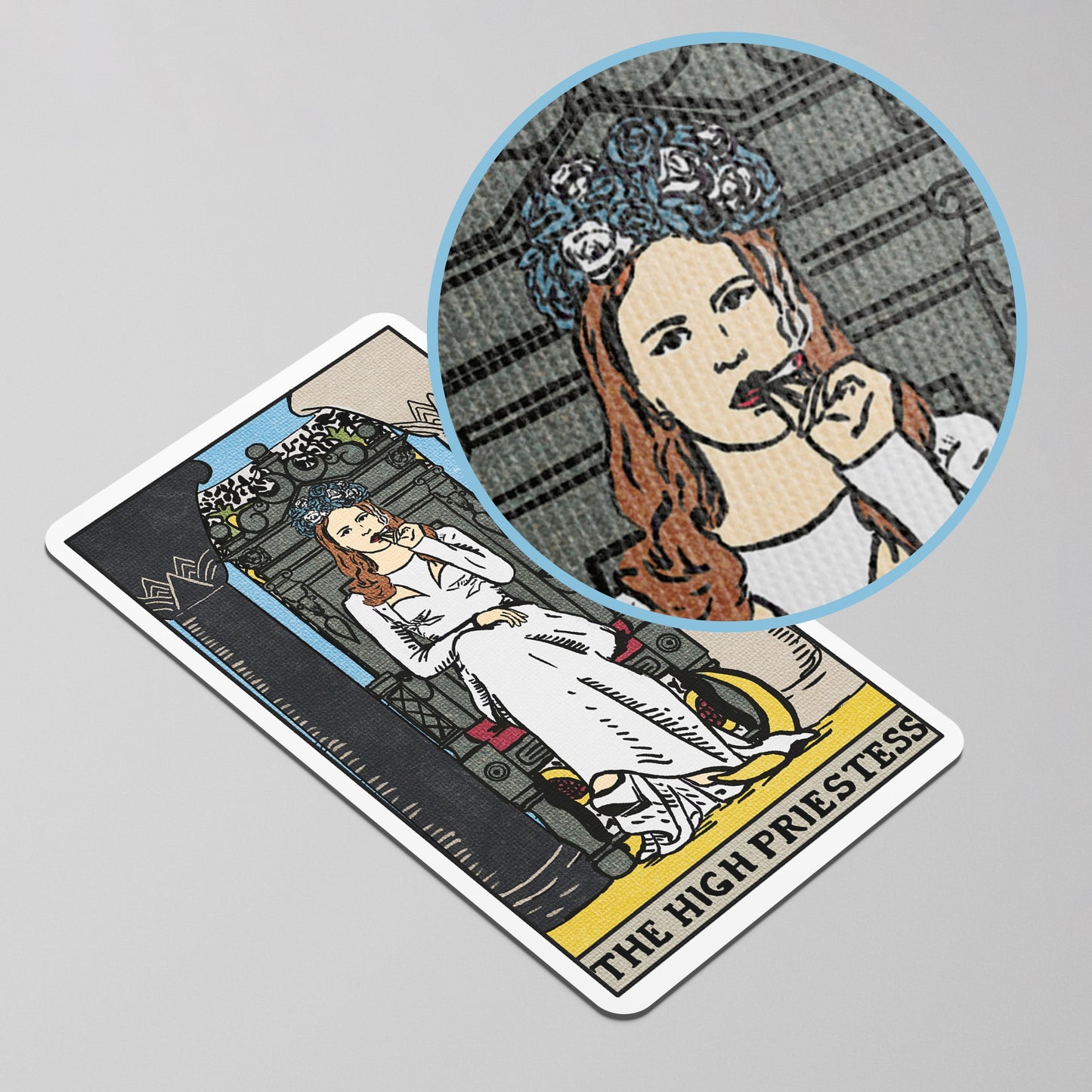 The High Priestess LDR Stargirl Tarot Card