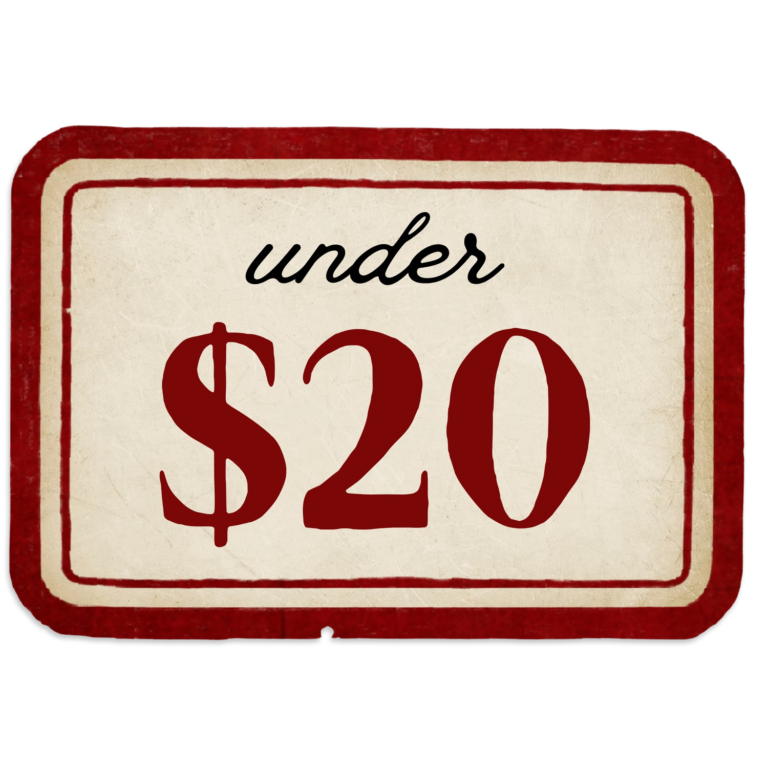 Under $20