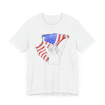 Lana’s Ride Line Art Unisex Jersey Short Sleeve Tee